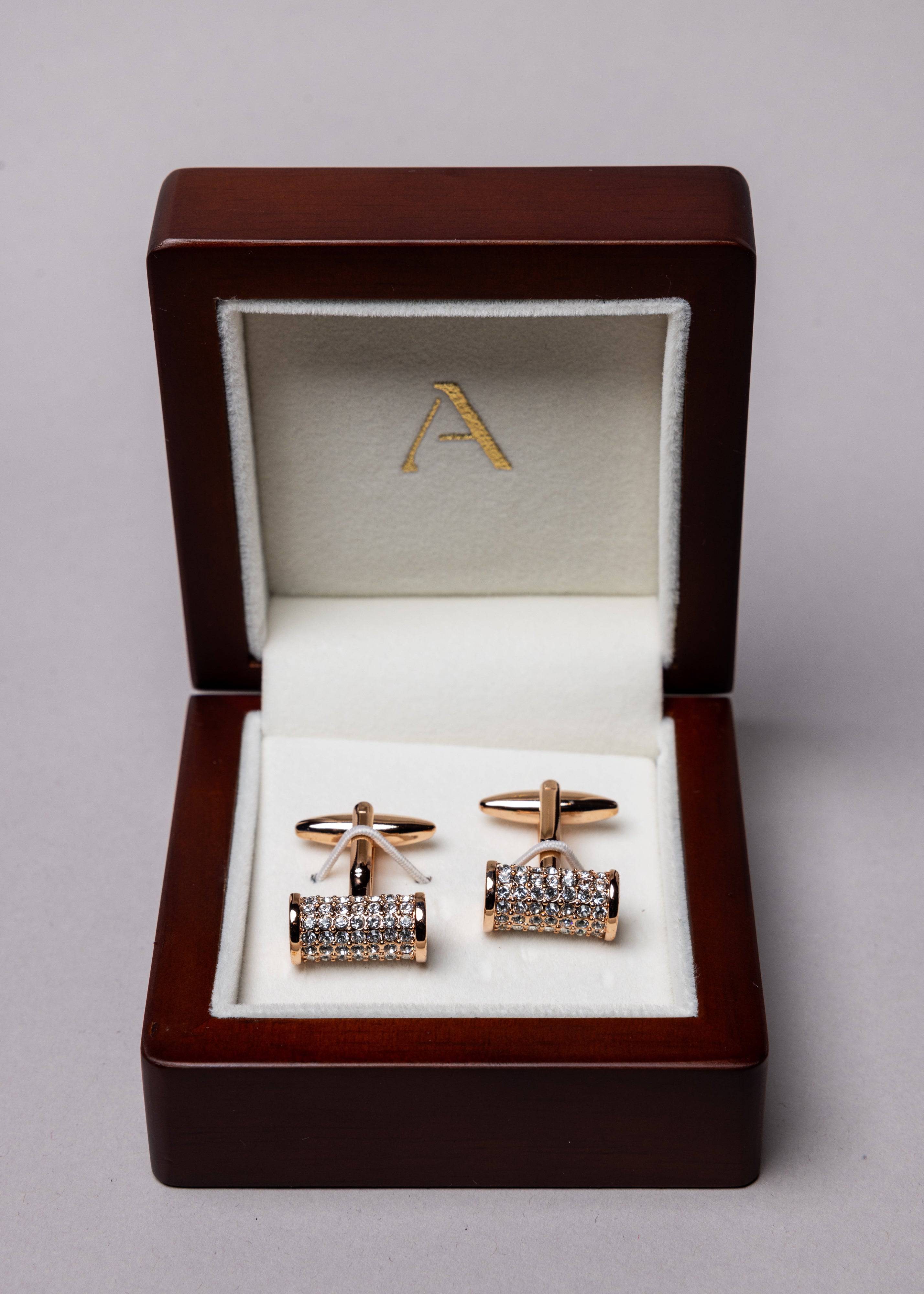 Swarovski Hammerhead Bar Cufflinks - Atica Man