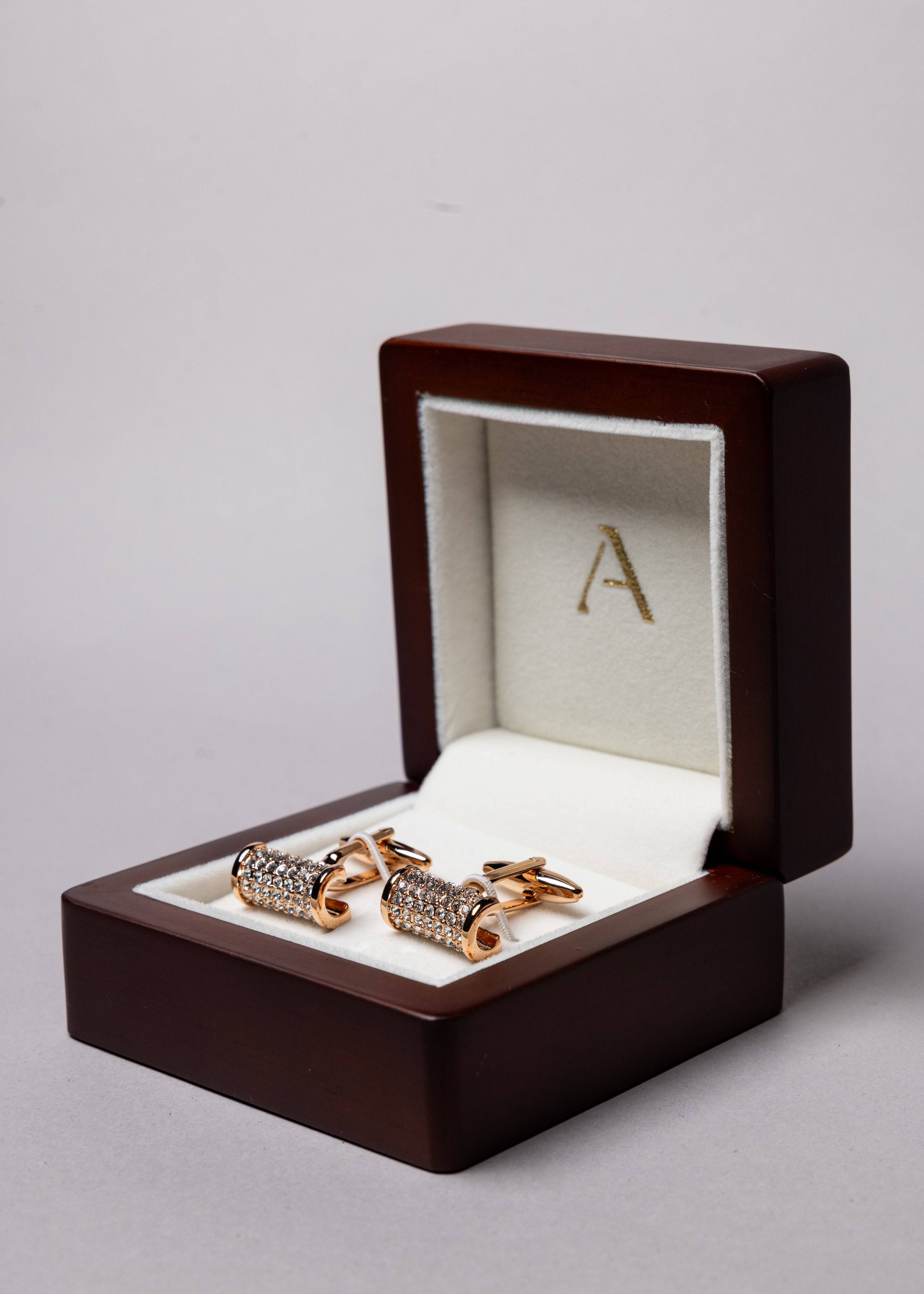 Swarovski Hammerhead Bar Cufflinks - Atica Man