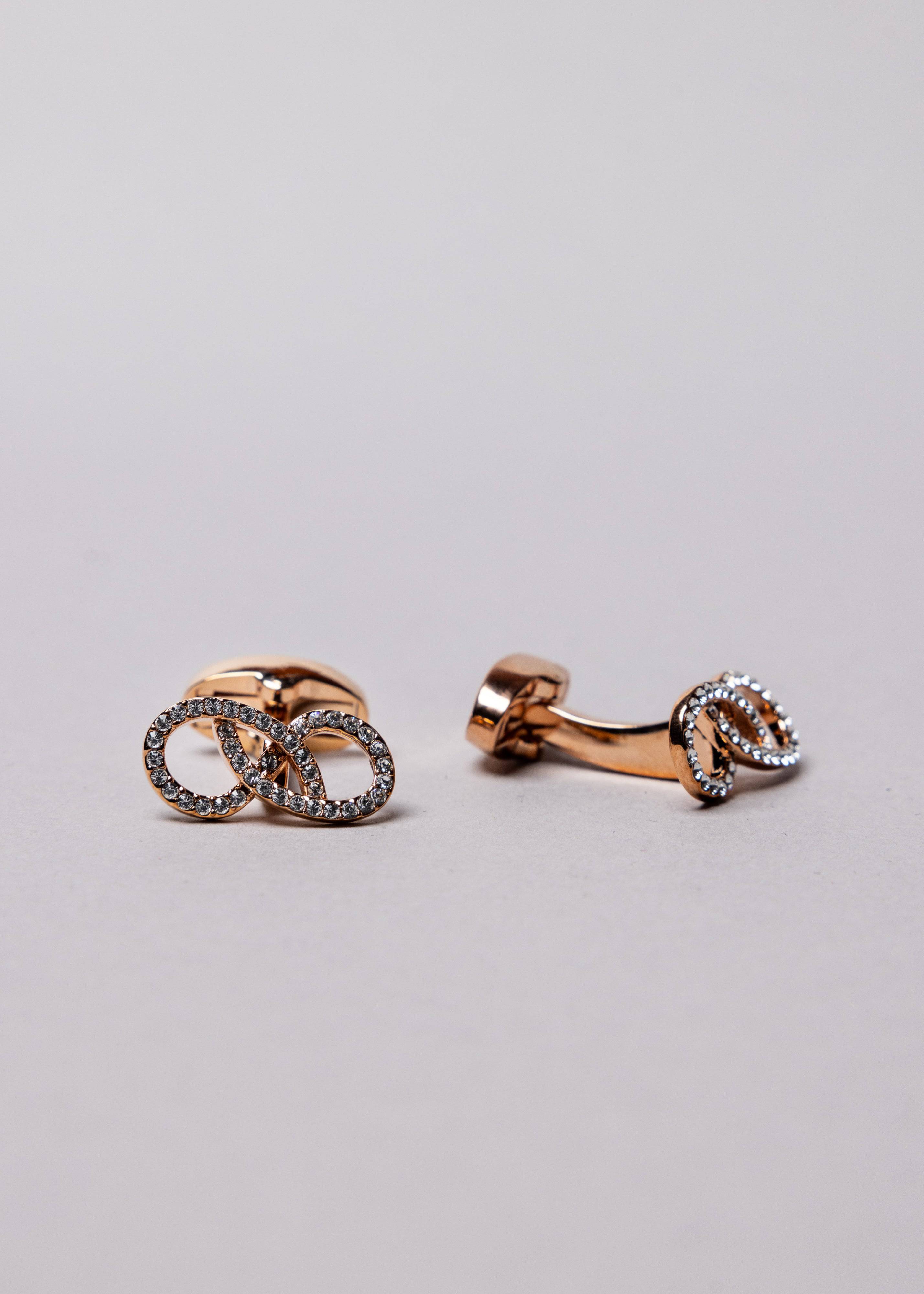 Swarovski Infinity Shaped Cufflinks - Atica Man