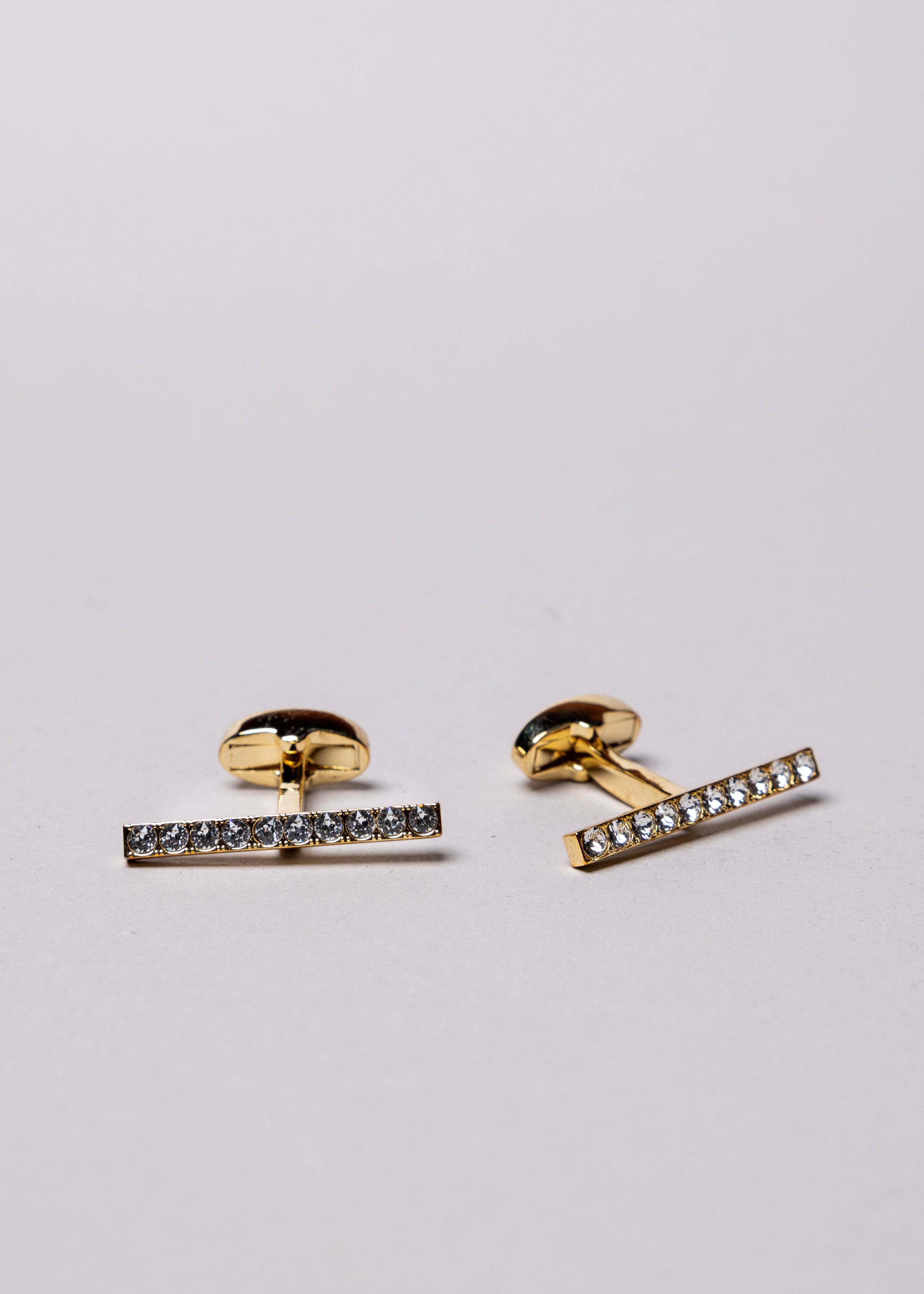 Swarovski Shimmer Bar Cufflinks - Atica Man