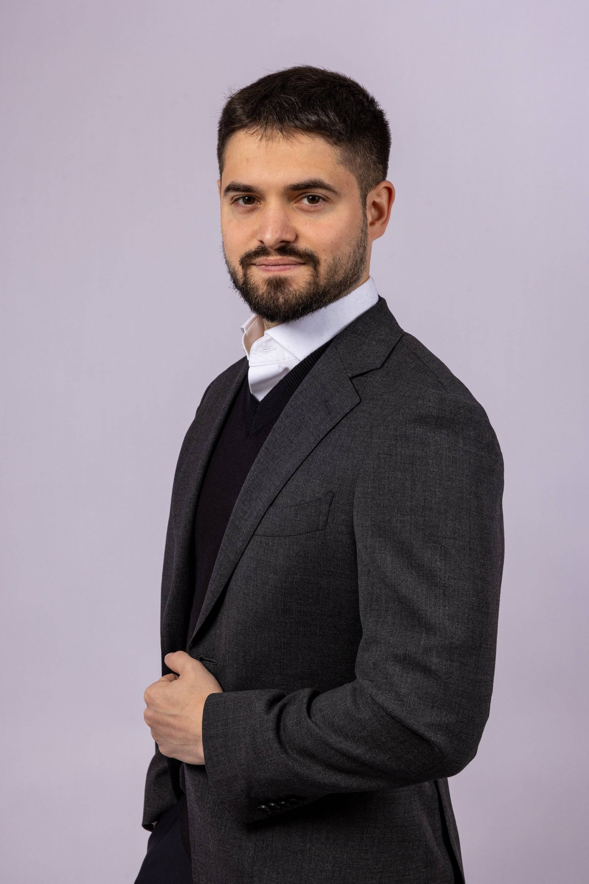 Cerruti Travel Blazer | Charcoal - Atica Man