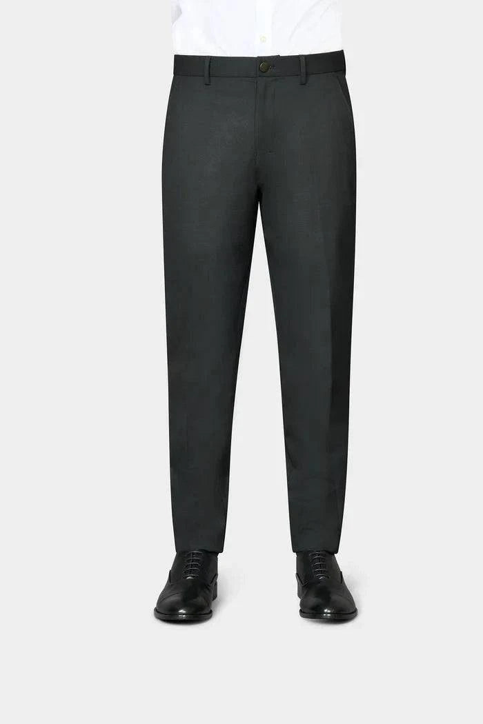Essential Stretch Black Pants | Super Slim - Atica Man
