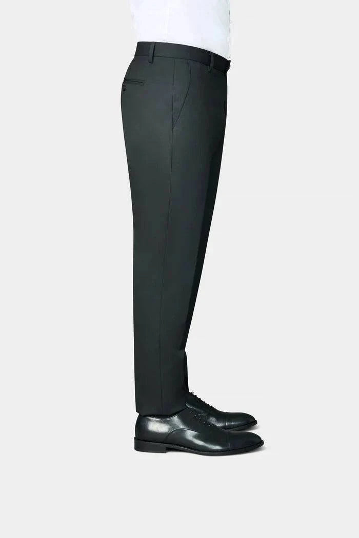 Essential Stretch Black Pants | Super Slim - Atica Man