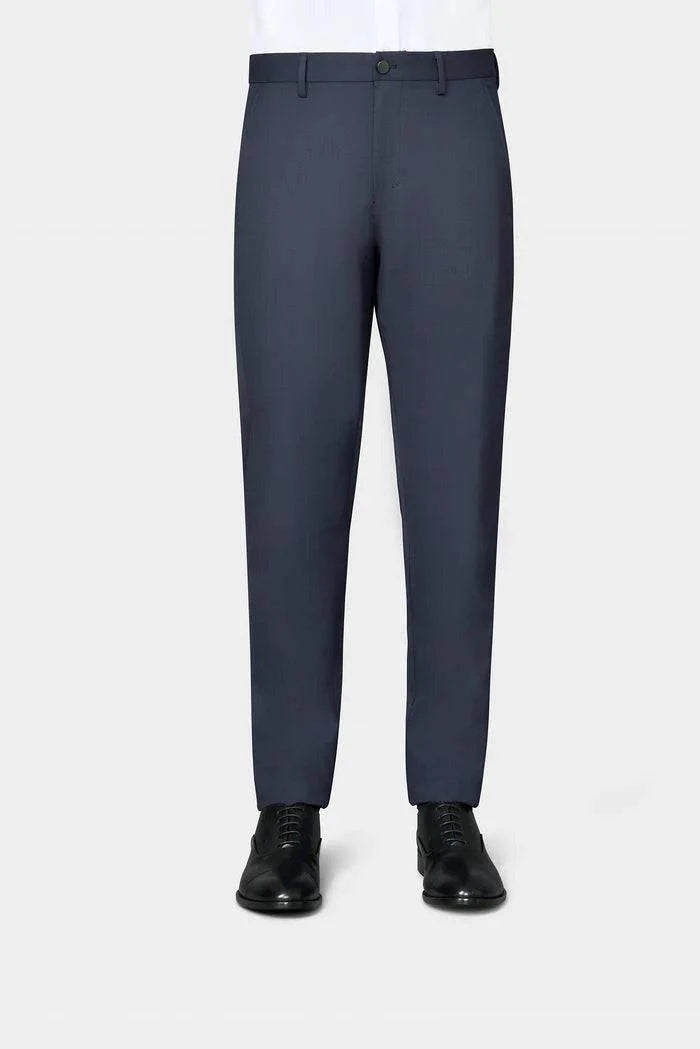 Navy Dress Pants - Essential Stretch - Classic Fit, Wrinkle-Resistant
