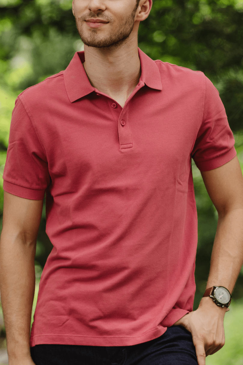 Performance Polo Coral Shirt - Atica Man