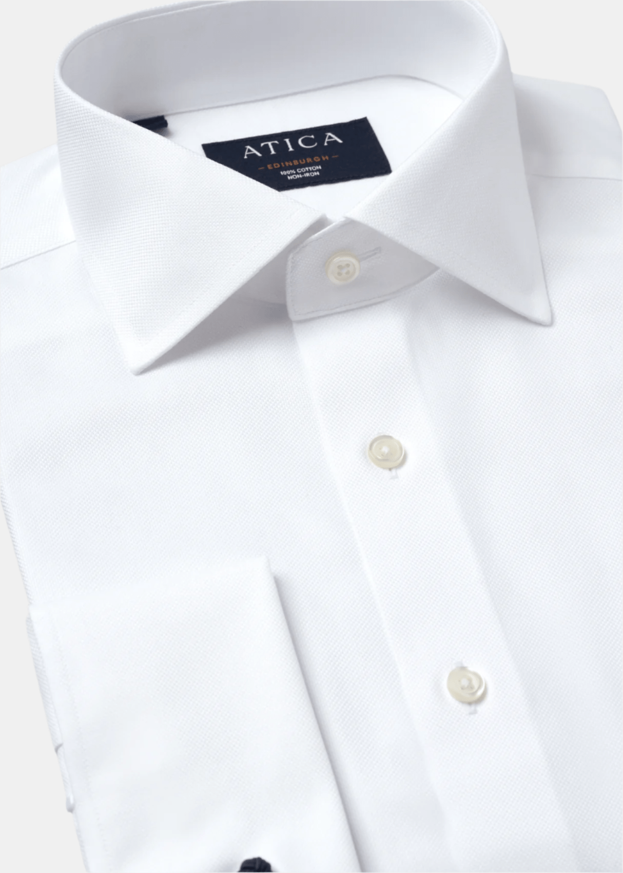 Royal Oxford Shirt - White – Button-Down, Non-Iron, Wrinkle-Resistant, Breathable Cotton