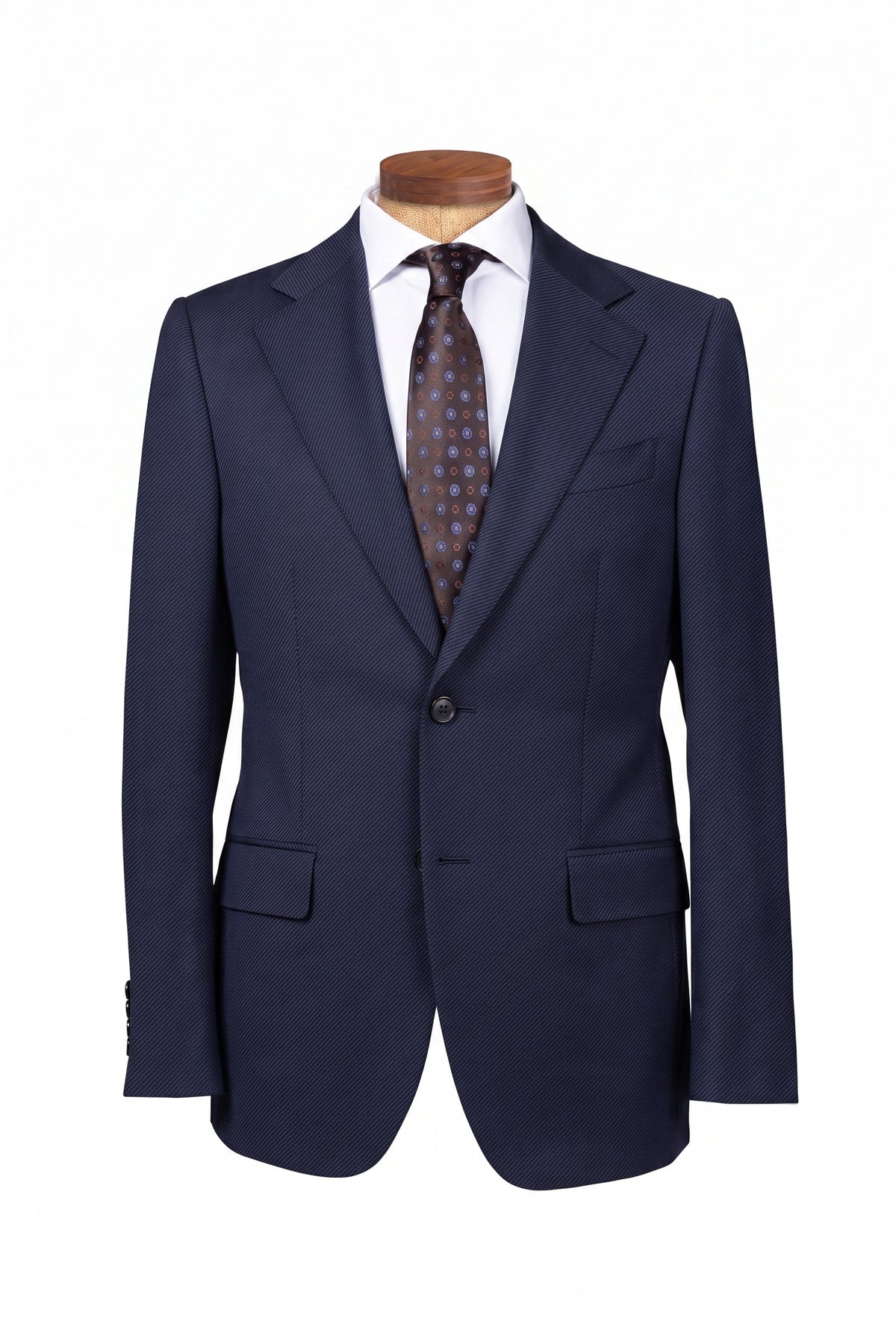 Half Canvas Suit | Notch Lapel | Dark Navy
