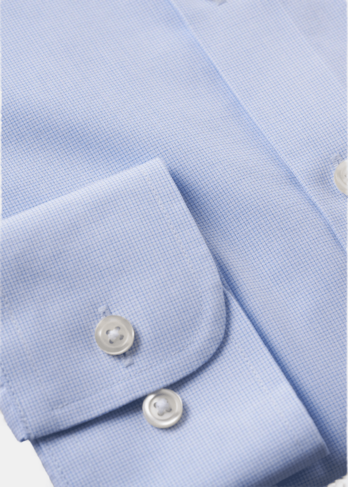 Riviera Light Blue Poplin Dress Shirt – Non-Iron, Wrinkle-Resistant, Breathable Cotton