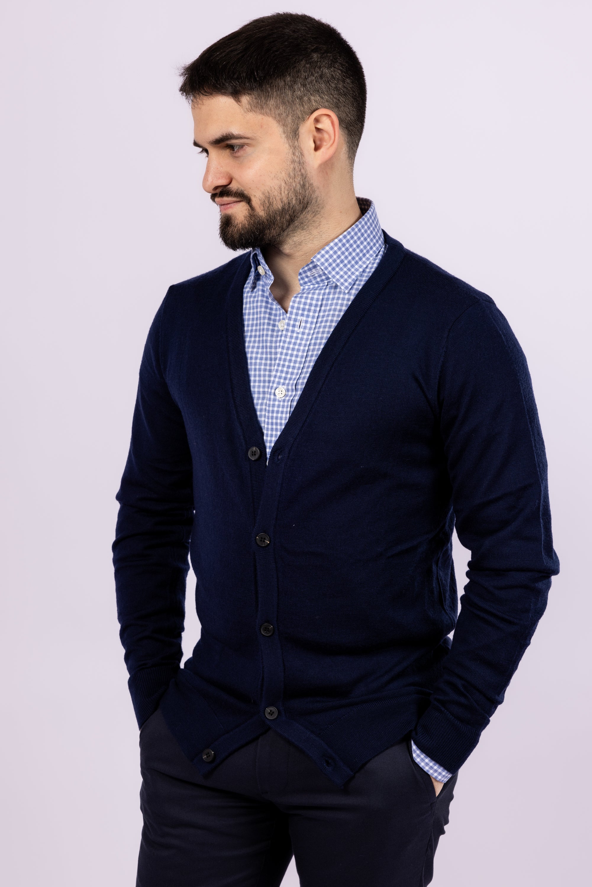 Classic Button-Up Cardigan - Atica Man