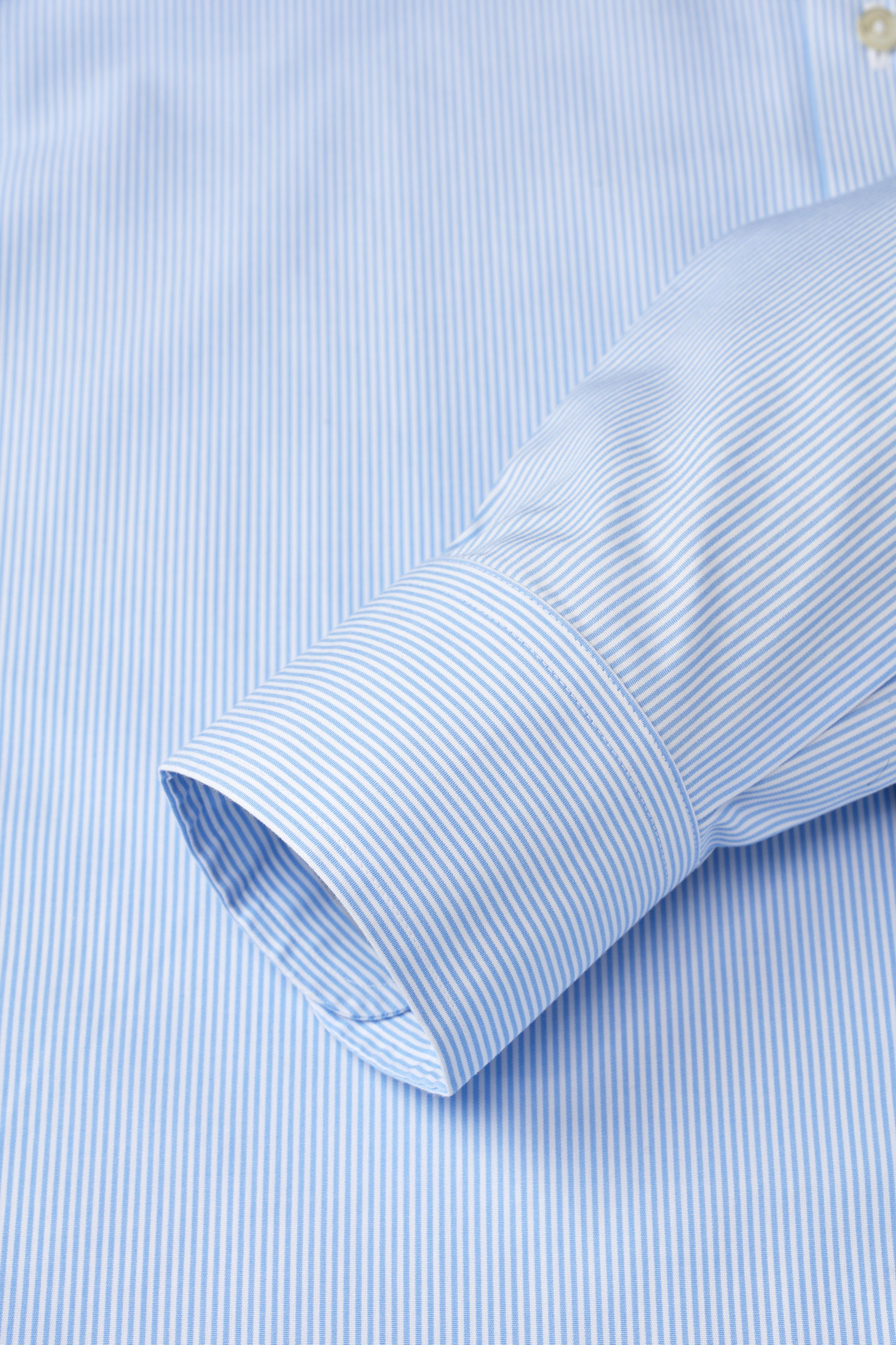 Oxfordshire Light Blue Stripes Shirt - Atica Man