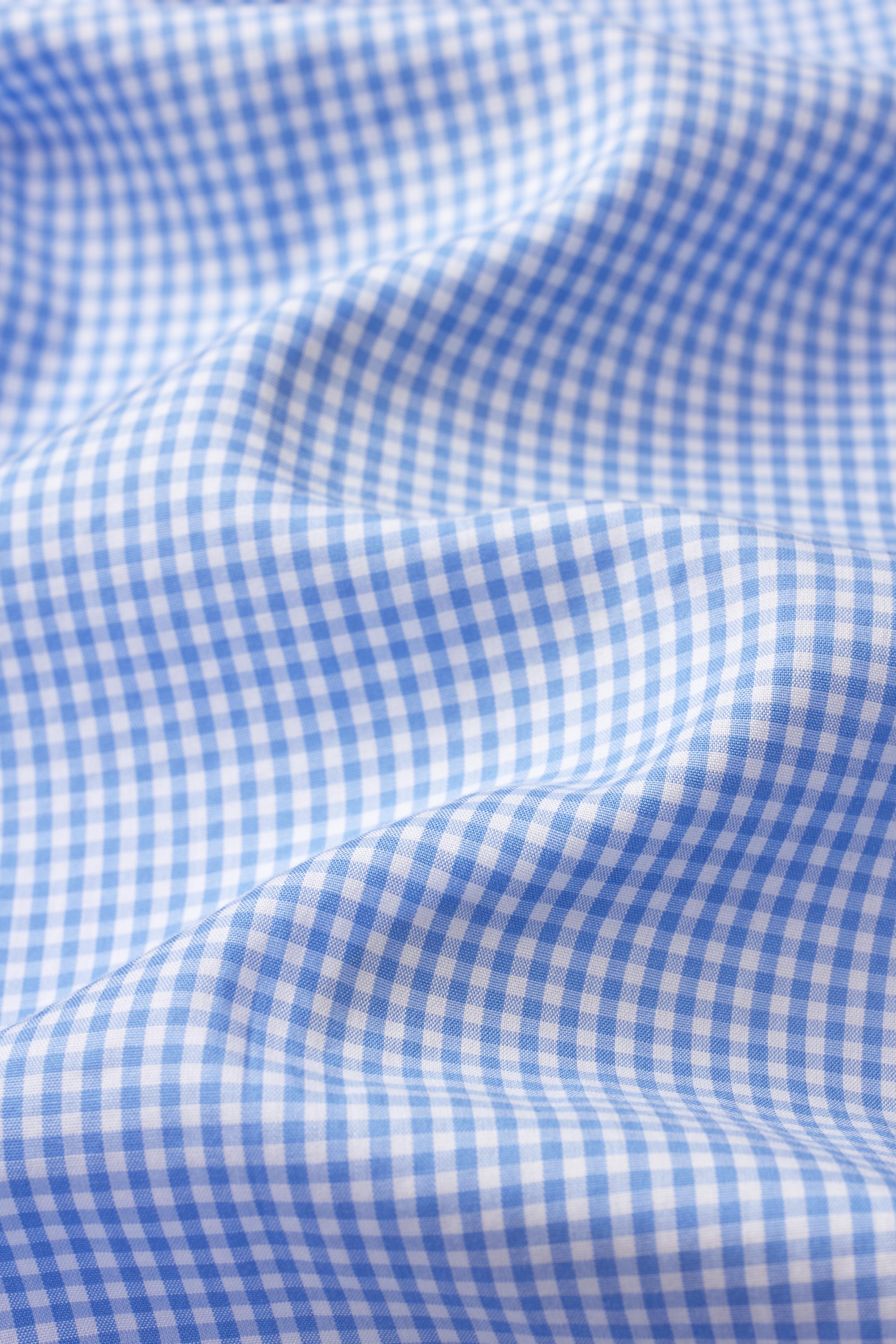 Riviera Light Blue Check Shirt - Atica Man