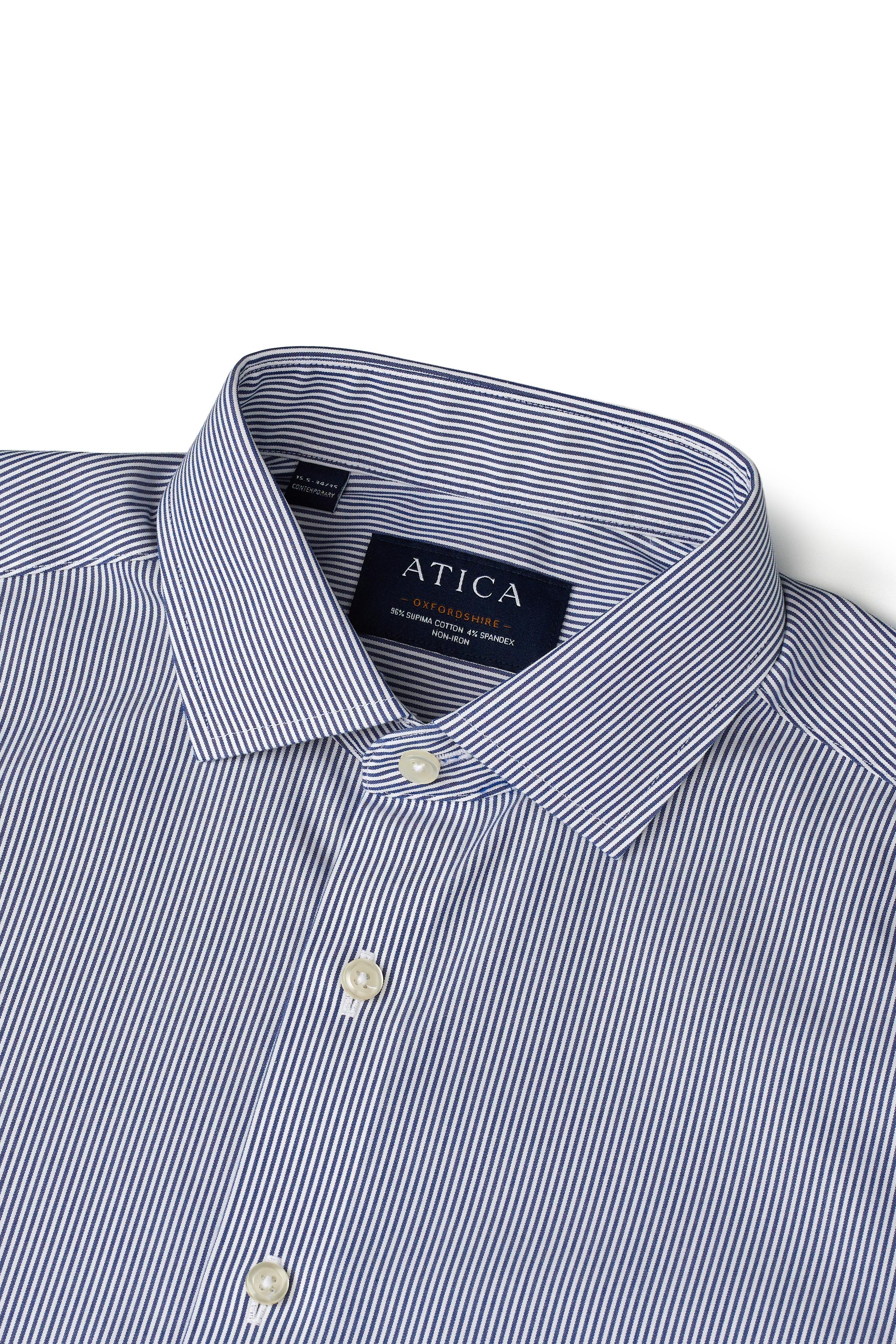 Oxfordshire Navy Stripes Shirt - Atica Man
