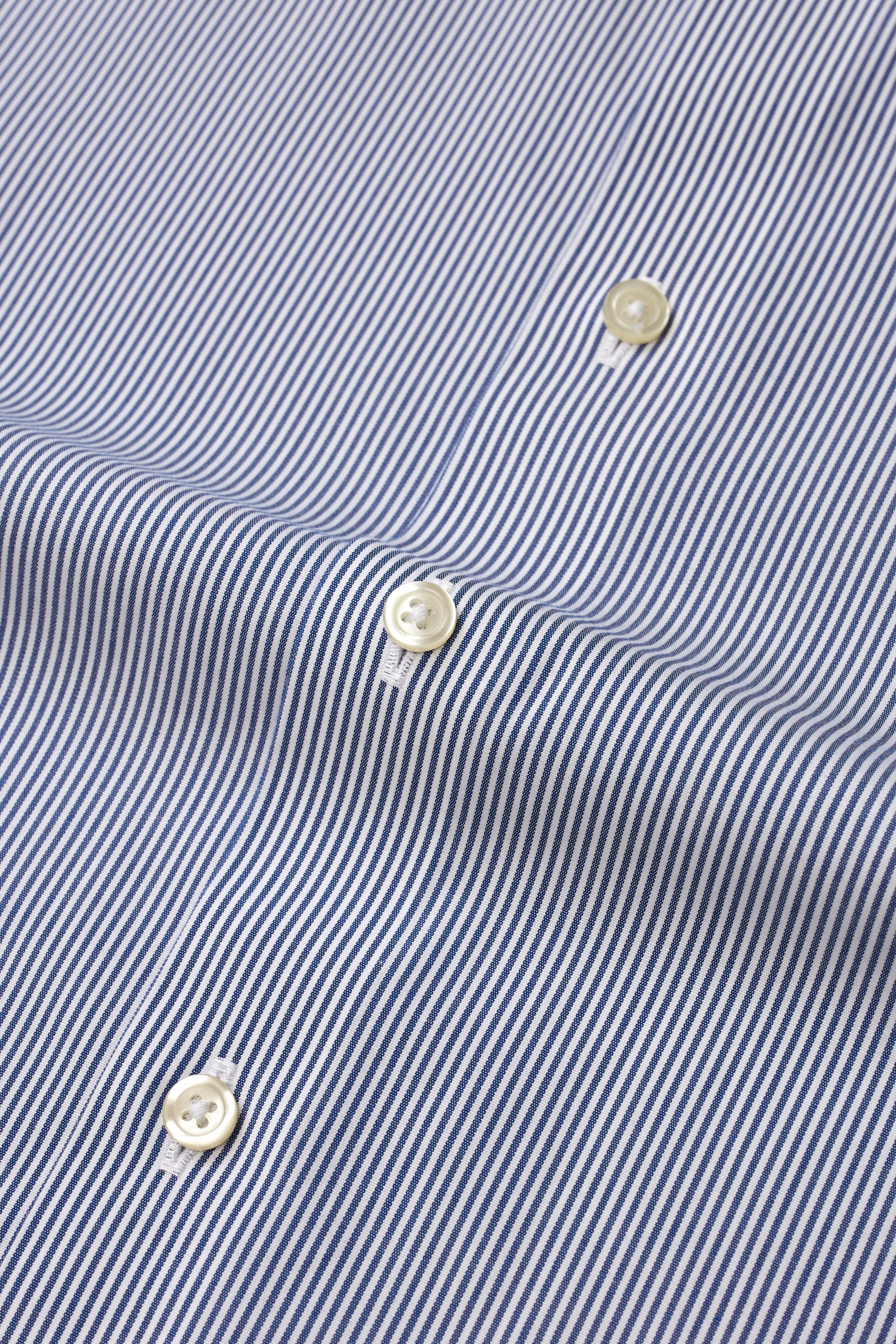 Oxfordshire Navy Stripes Shirt - Atica Man