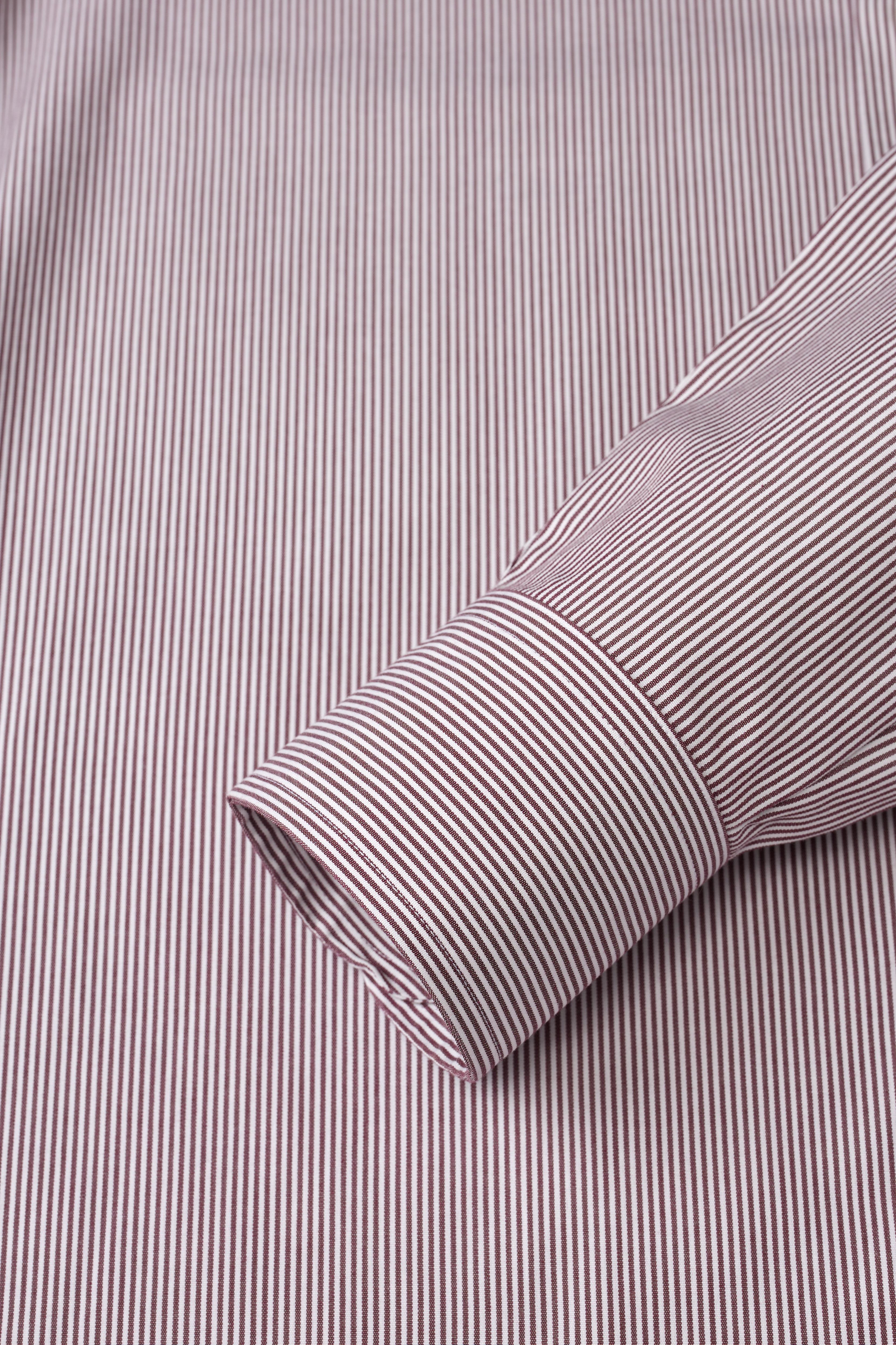 Oxfordshire Wine Stripes Shirt - Atica Man