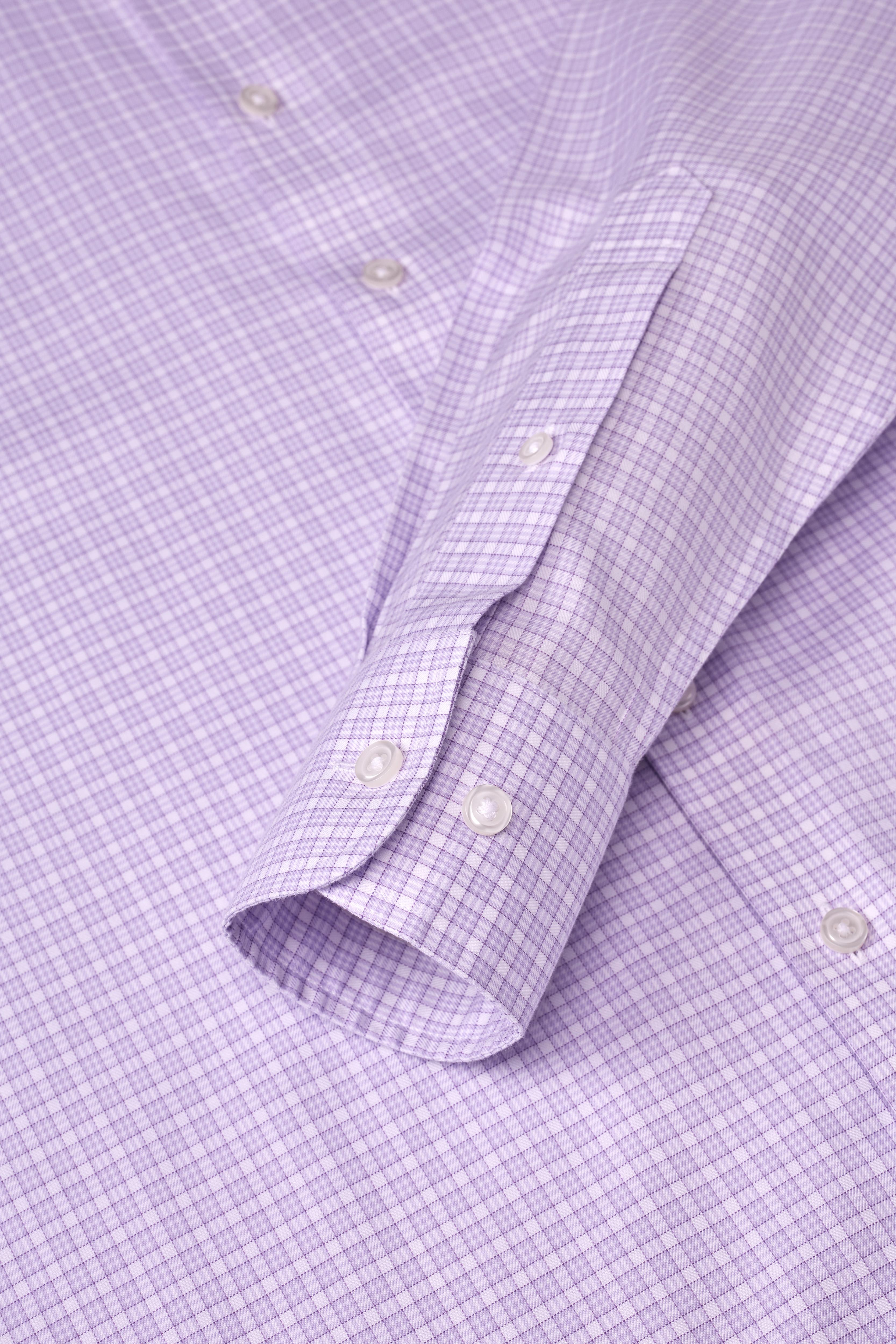 Providence Lavender Check Shirt - Atica Man