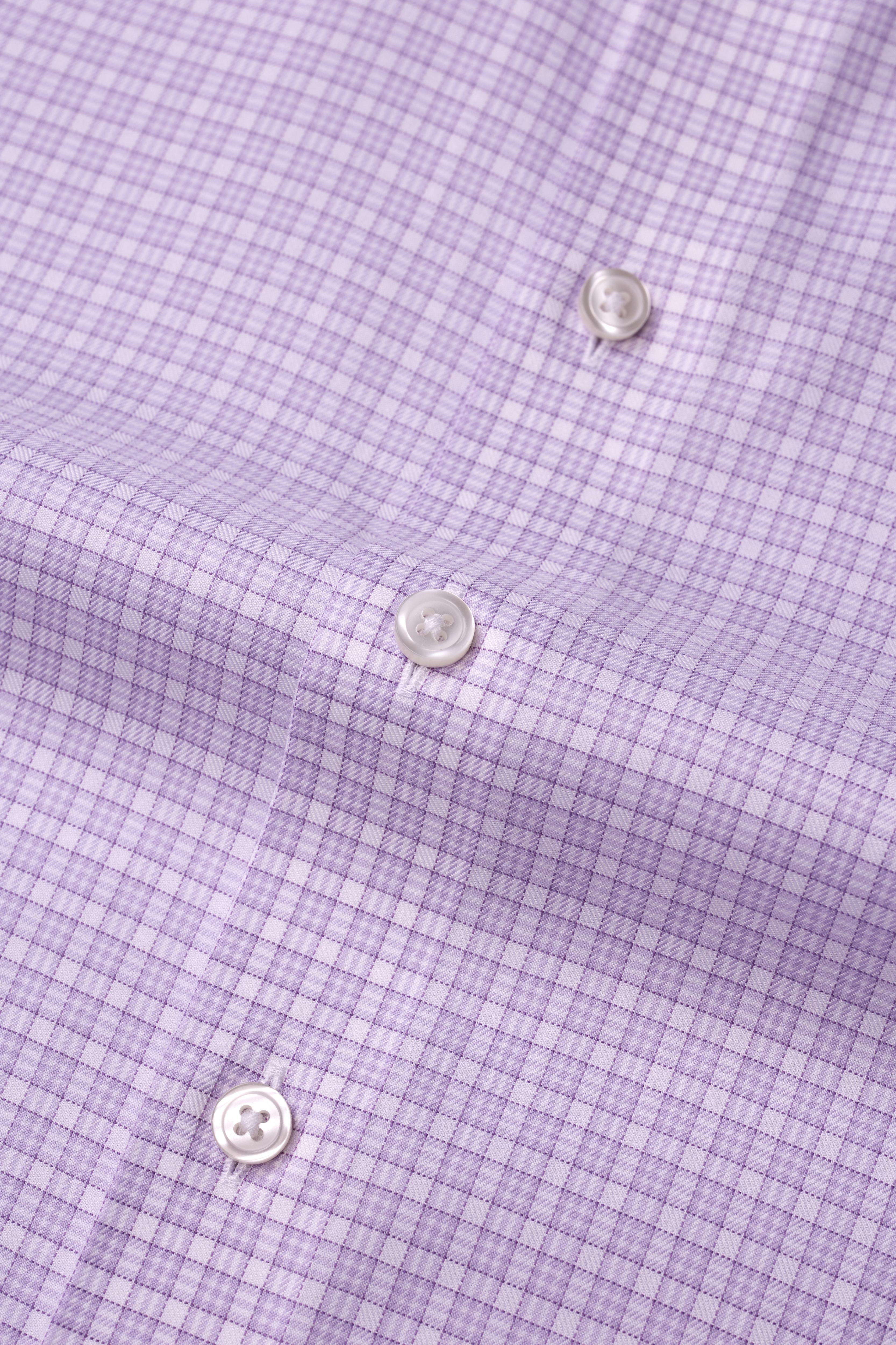 Providence Lavender Check Shirt - Atica Man