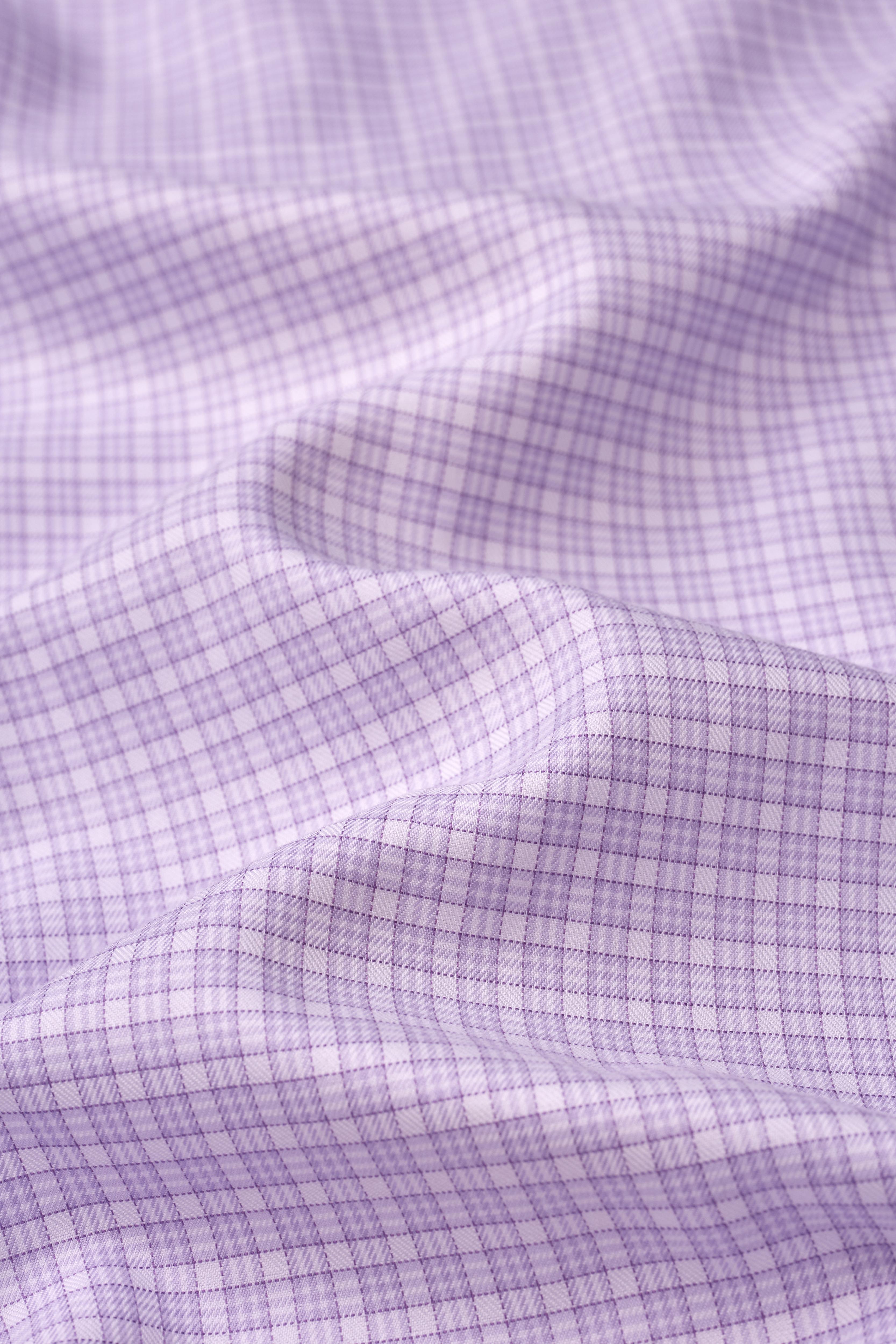 Providence Lavender Check Shirt - Atica Man