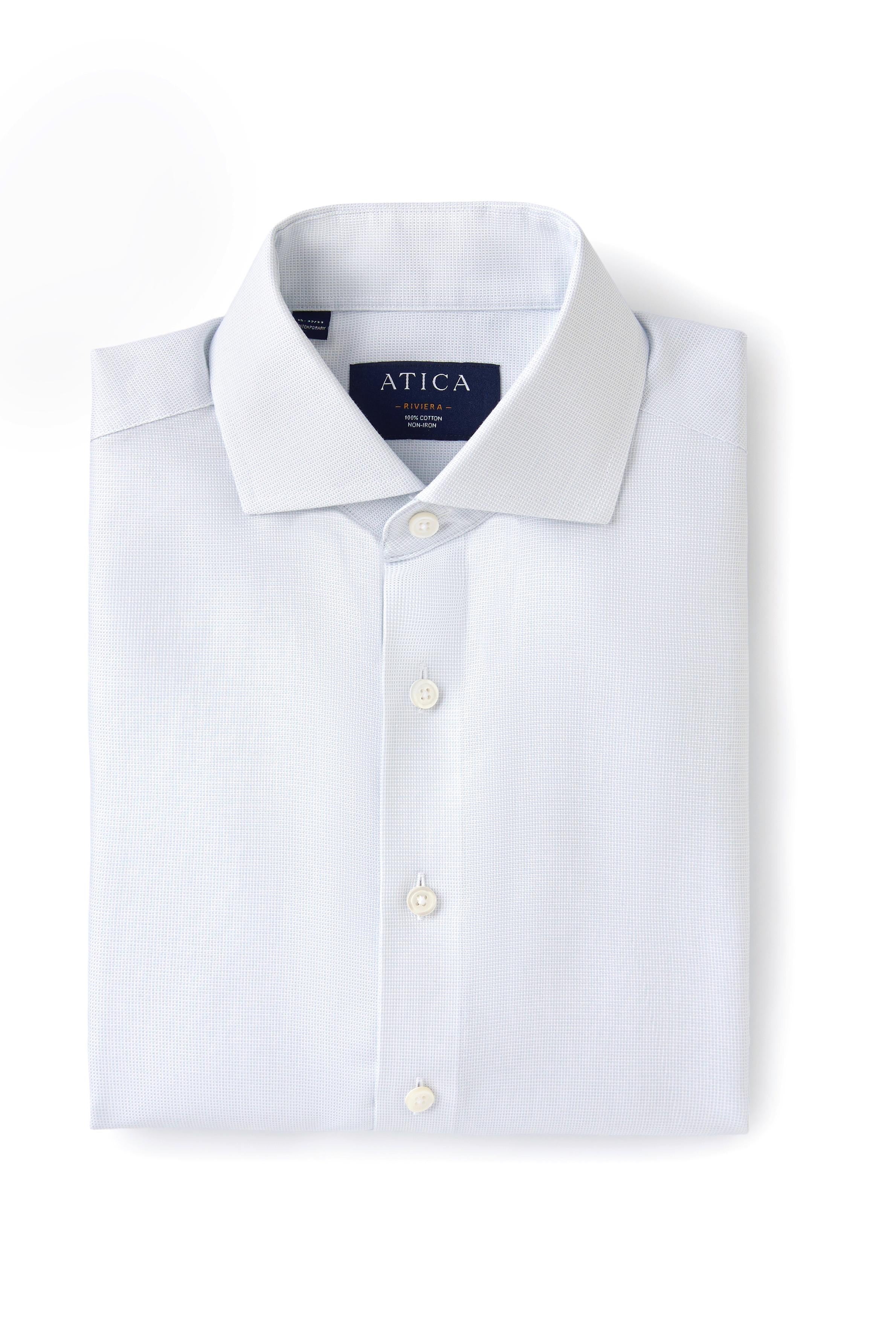 Riviera Light Grey Tonal Shirt - Atica Man