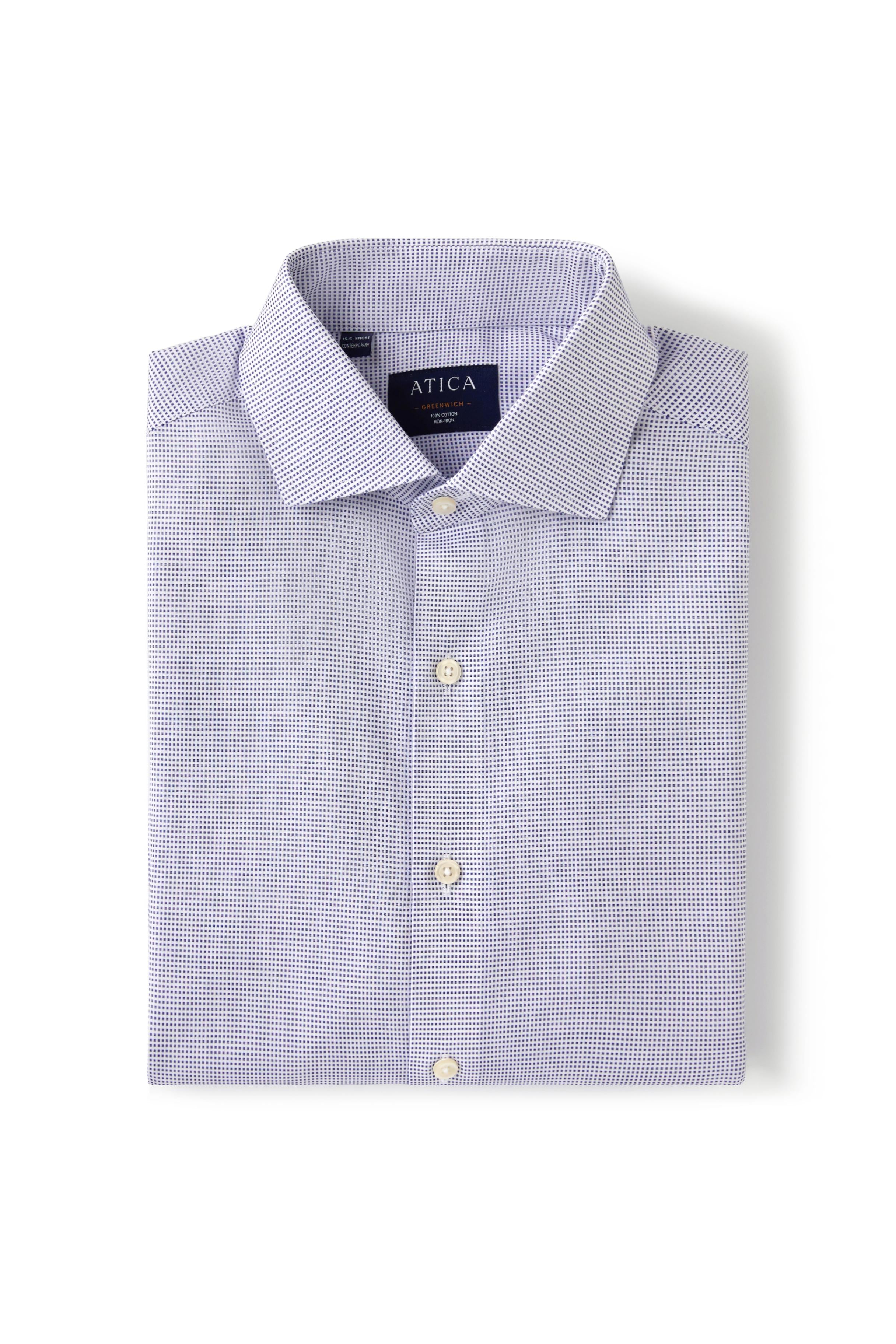 Greenwich Blue Check Shirt - Atica Man
