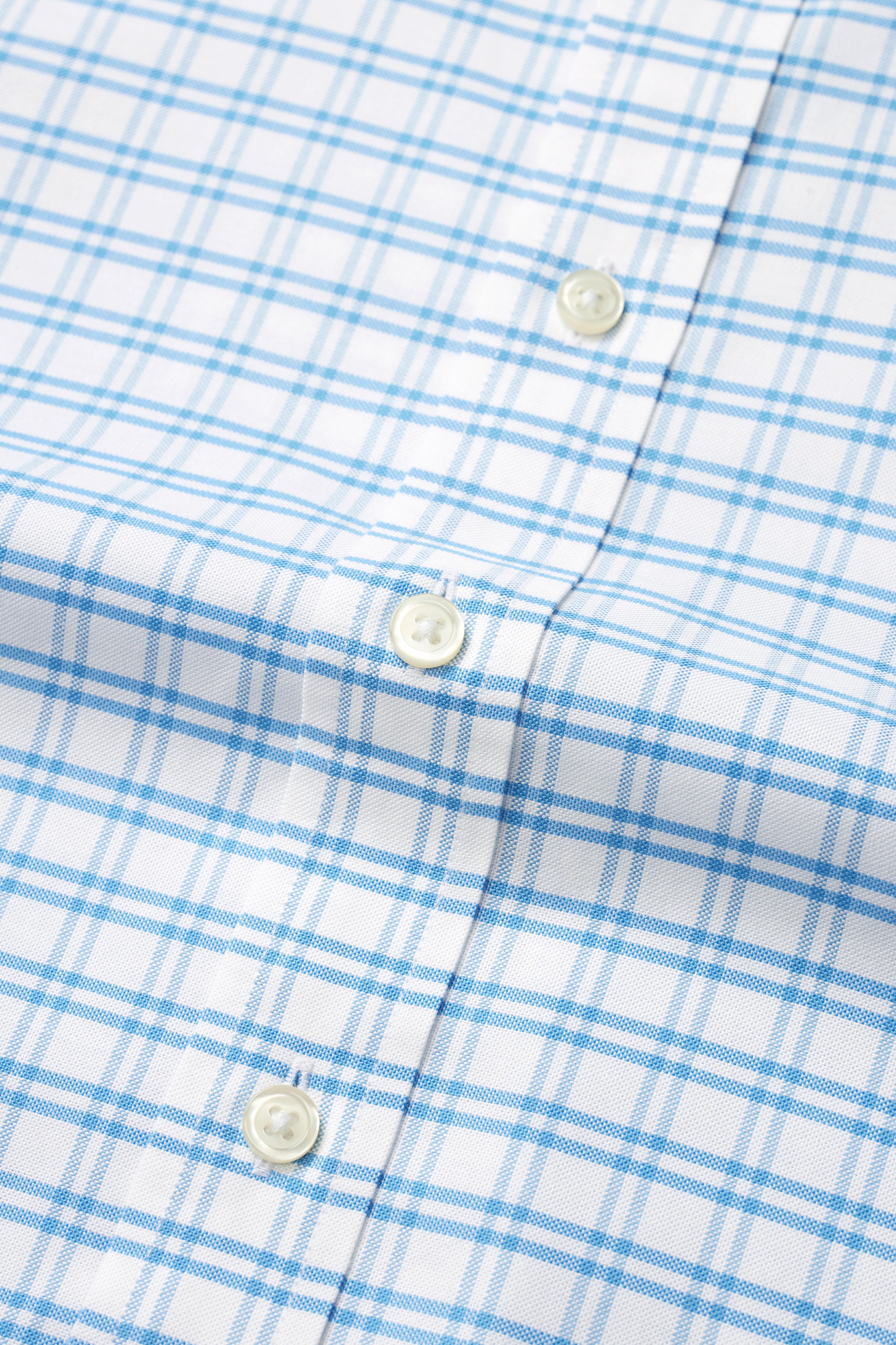 EVERYDAY Light Blue Grid Shirt - Atica Man