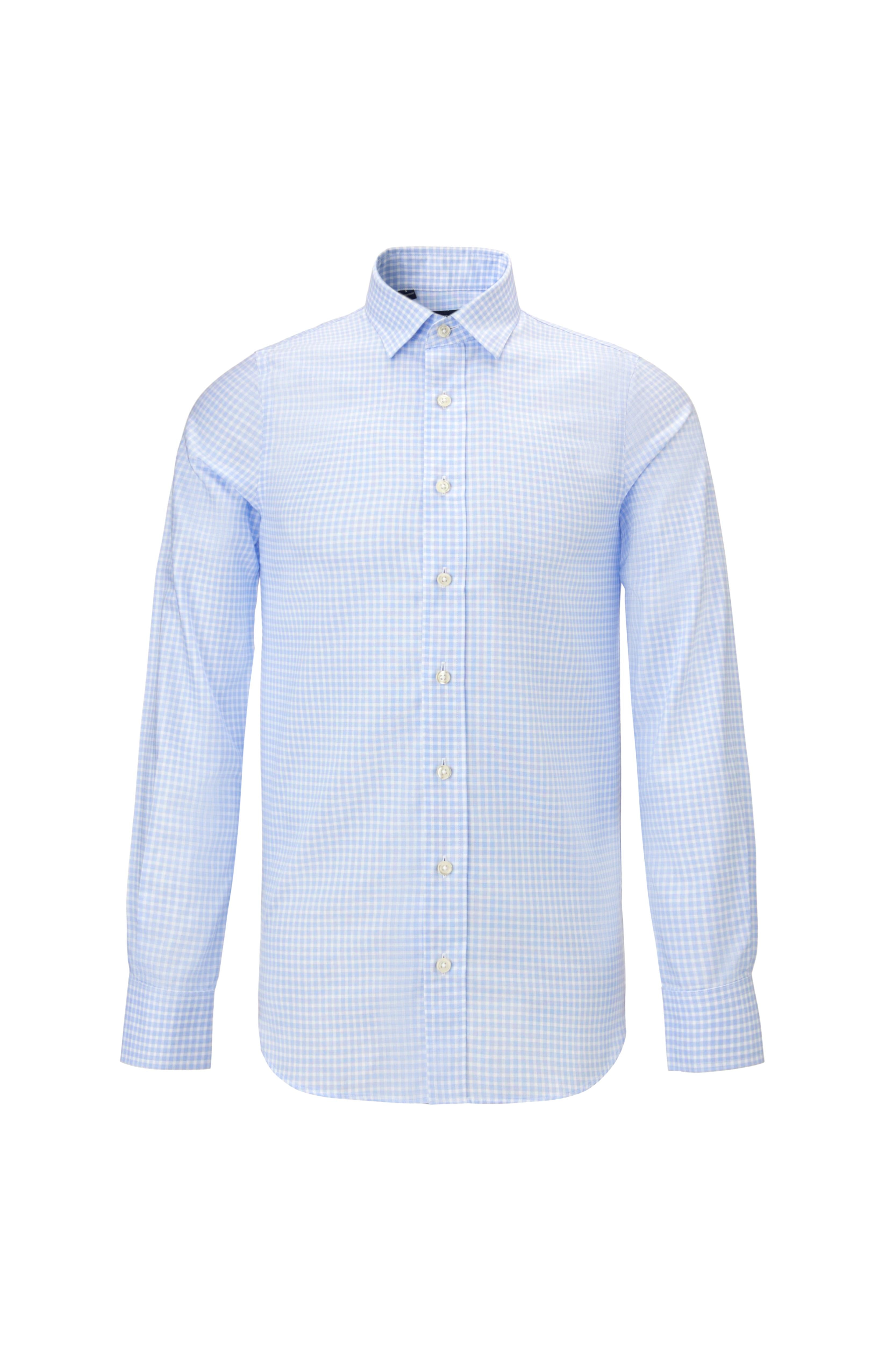 EVERYDAY Light Blue Gingham Shirt - Atica Man