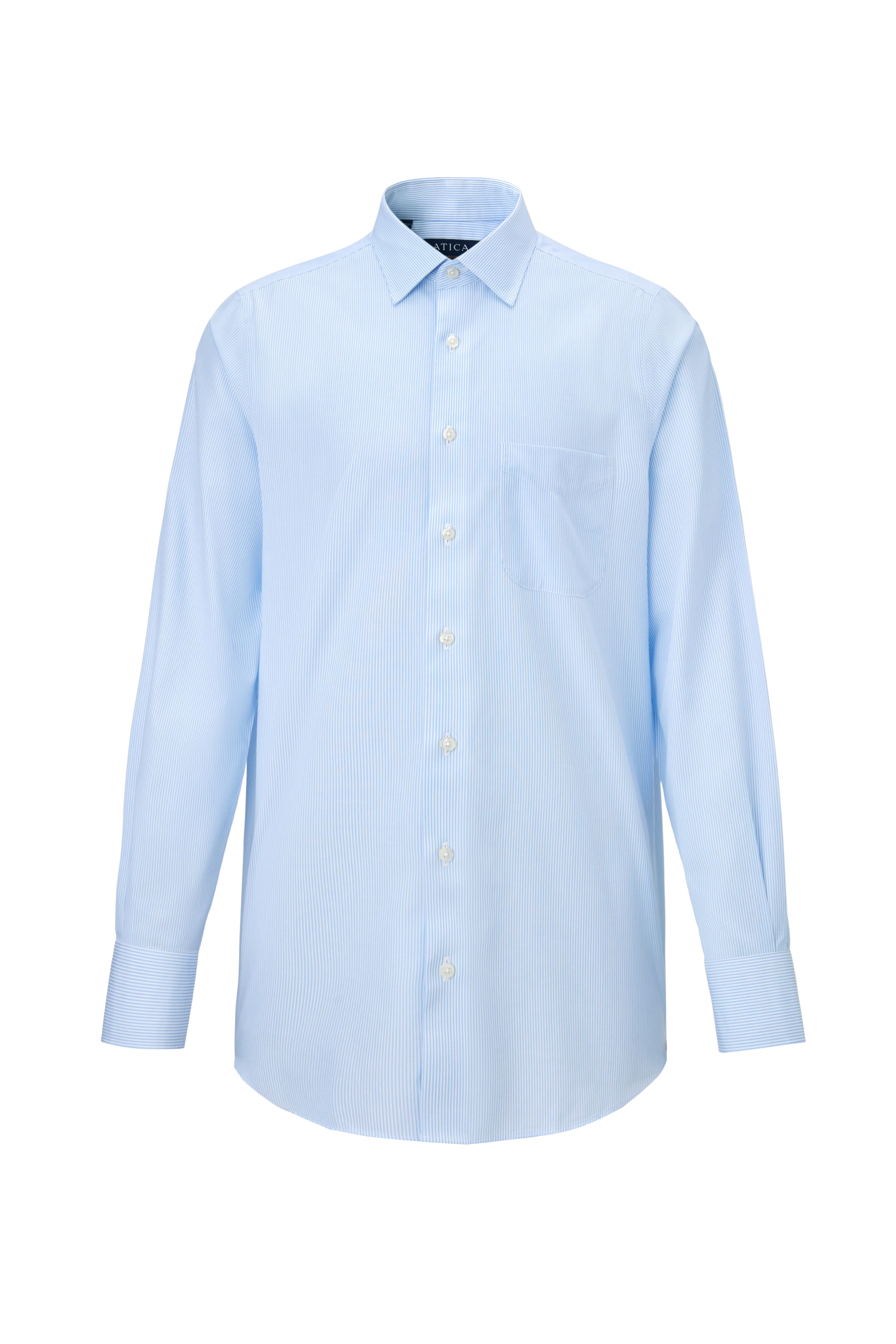 Oxfordshire Light Blue Stripes Shirt - Atica Man