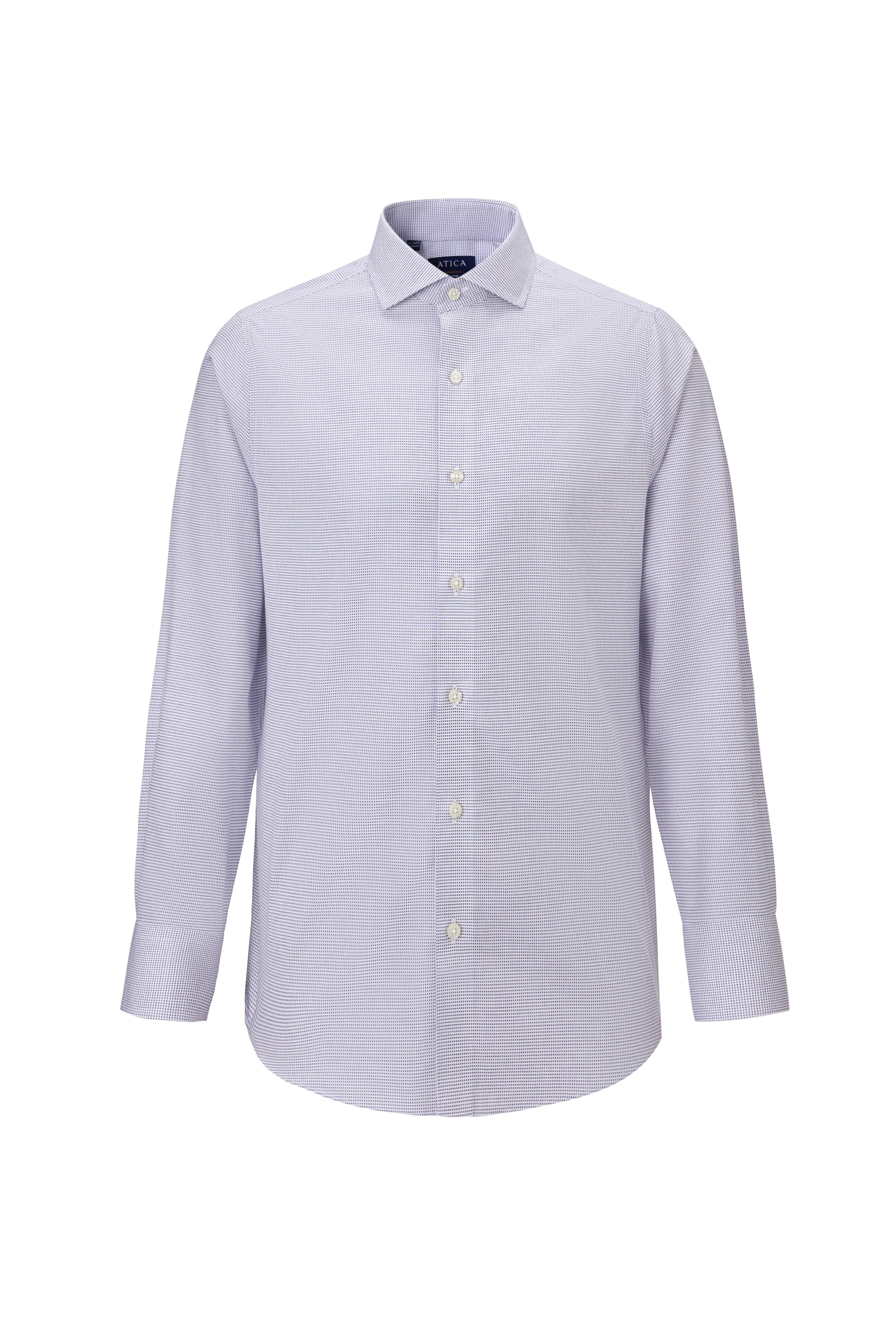 Greenwich Blue Check Shirt - Atica Man