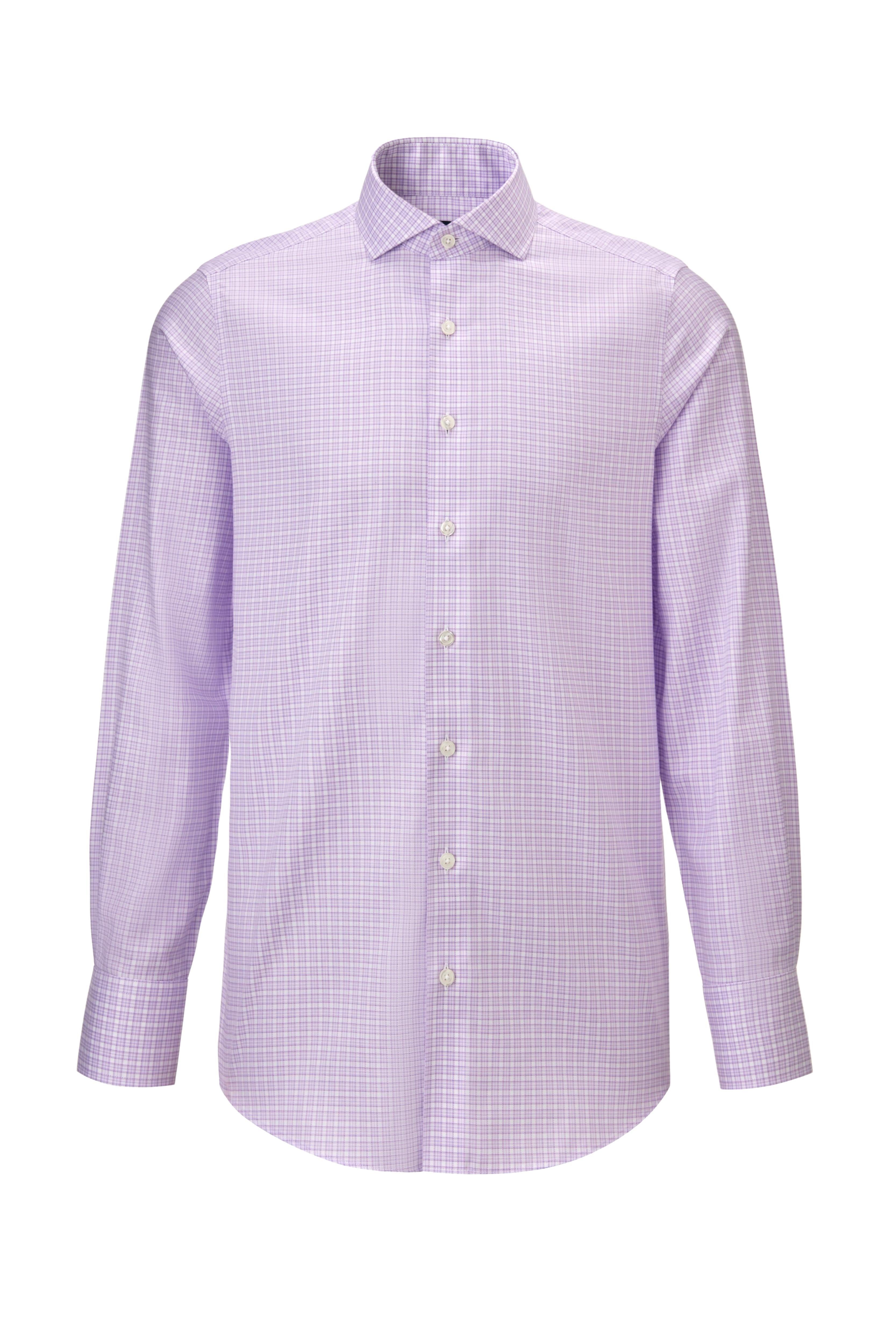 Providence Lavender Check Shirt - Atica Man
