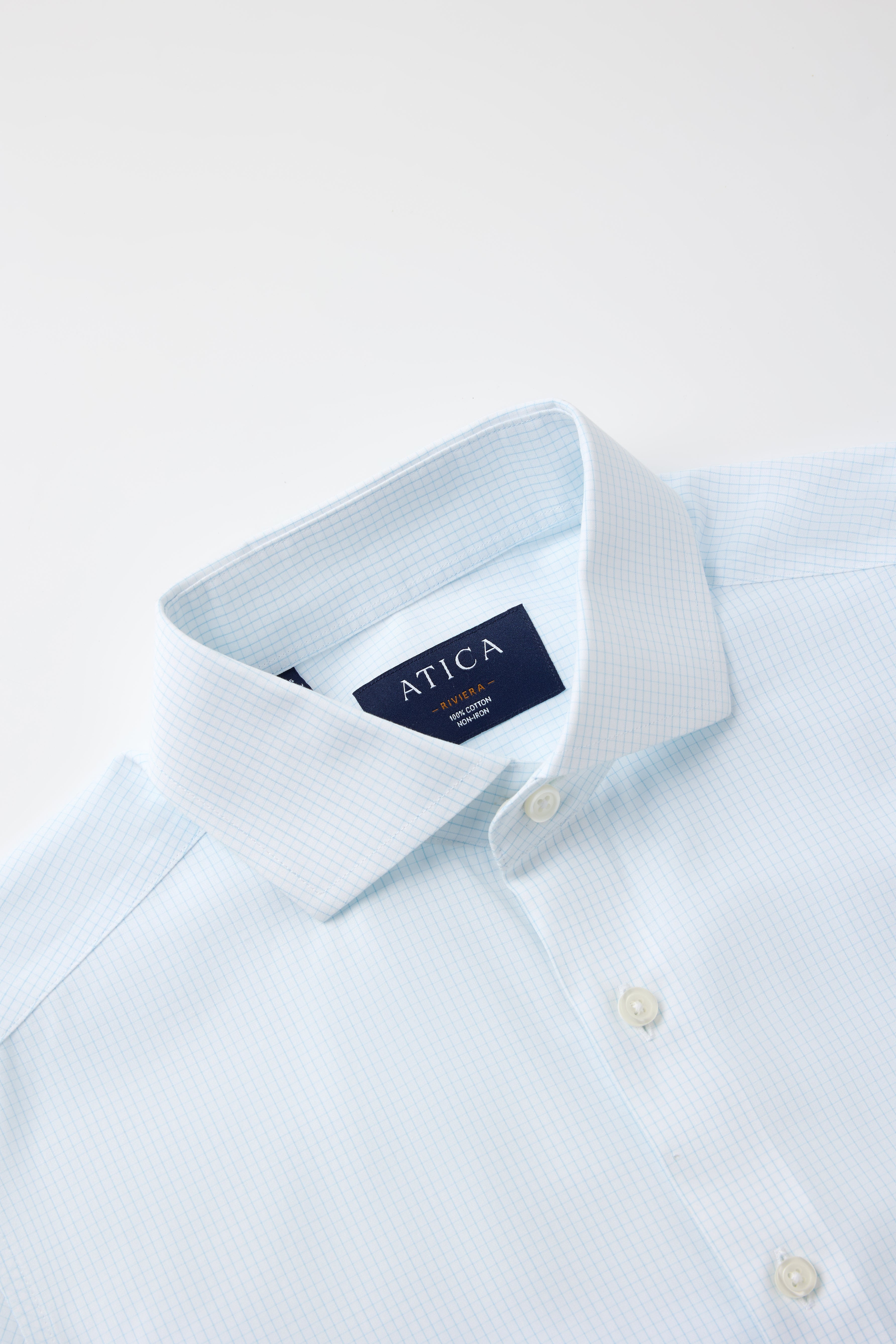 Riviera Mint Mini Grid Shirt