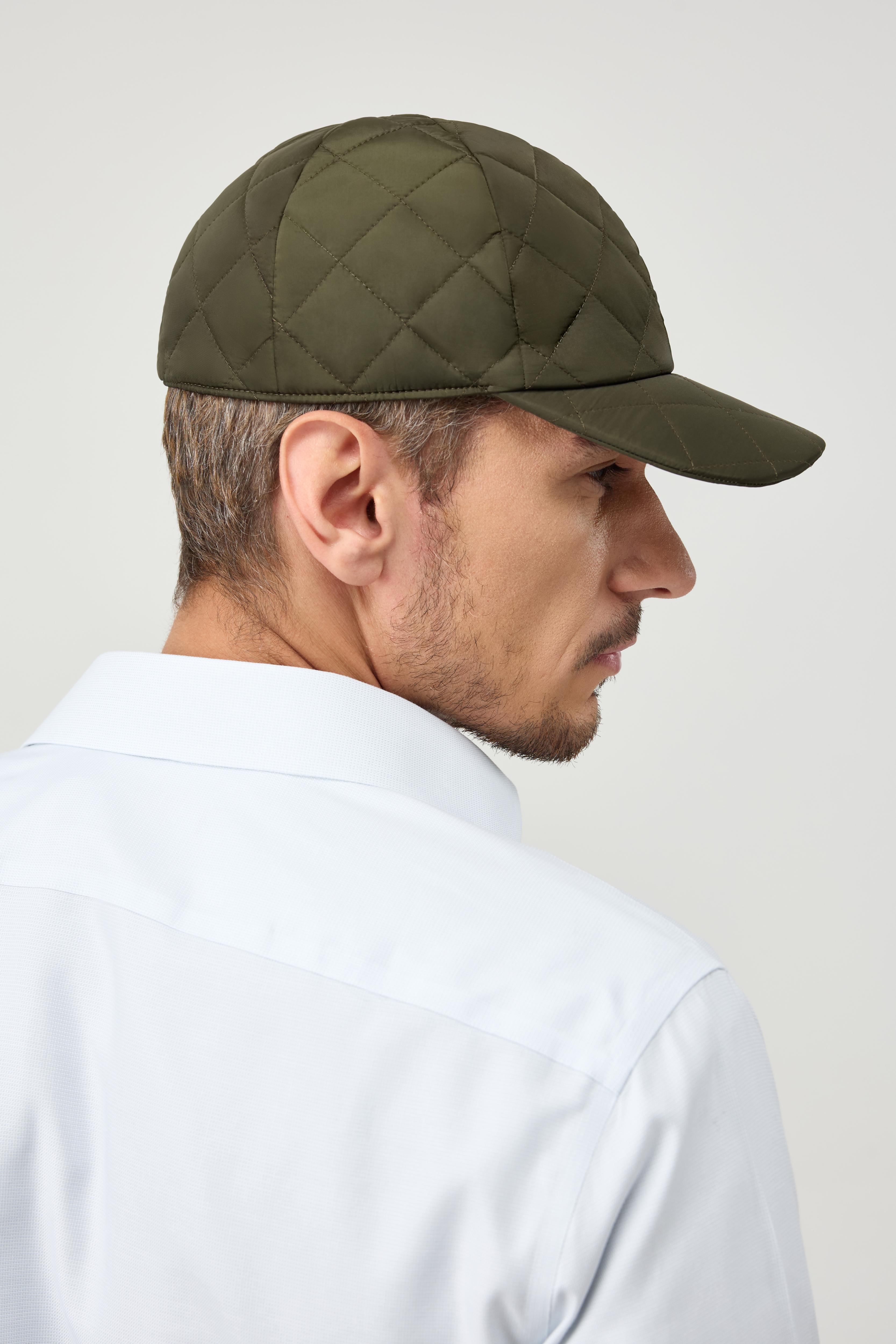 Green Quilted Loft Cap - Atica Man