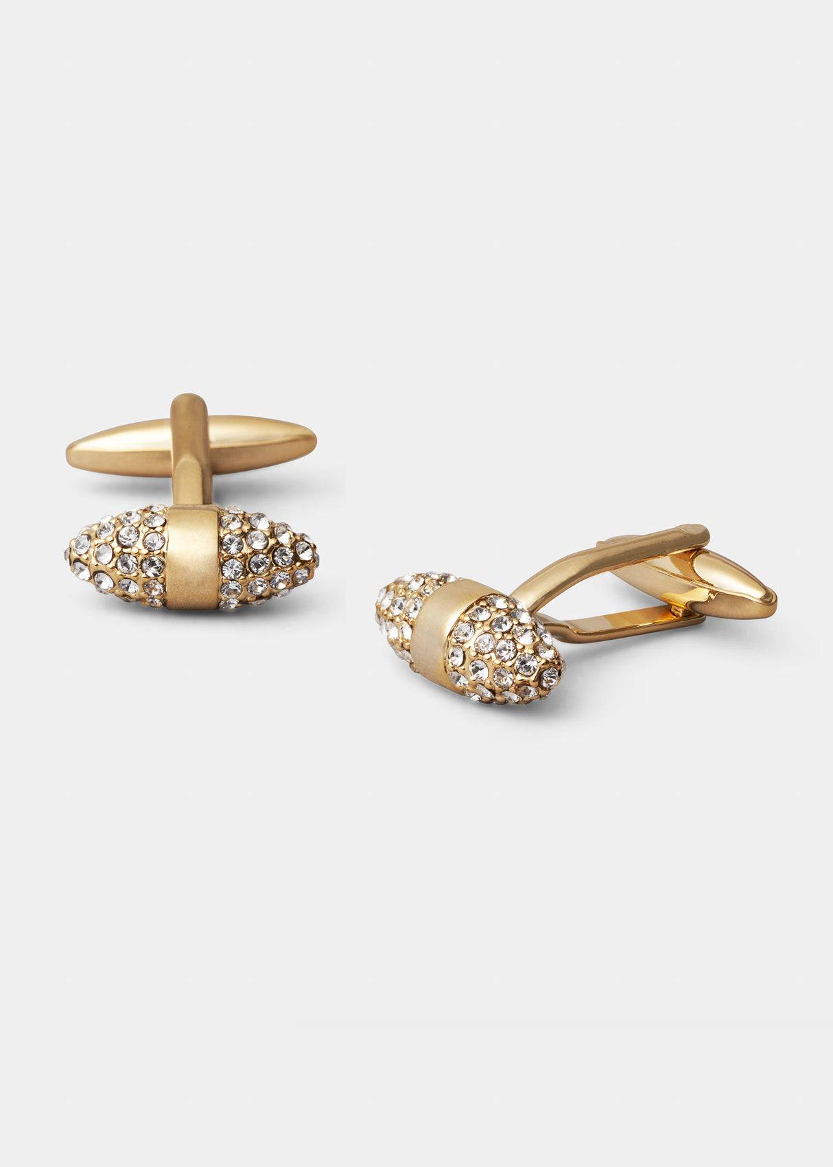 Swarovski Crystal Cone Cufflinks.