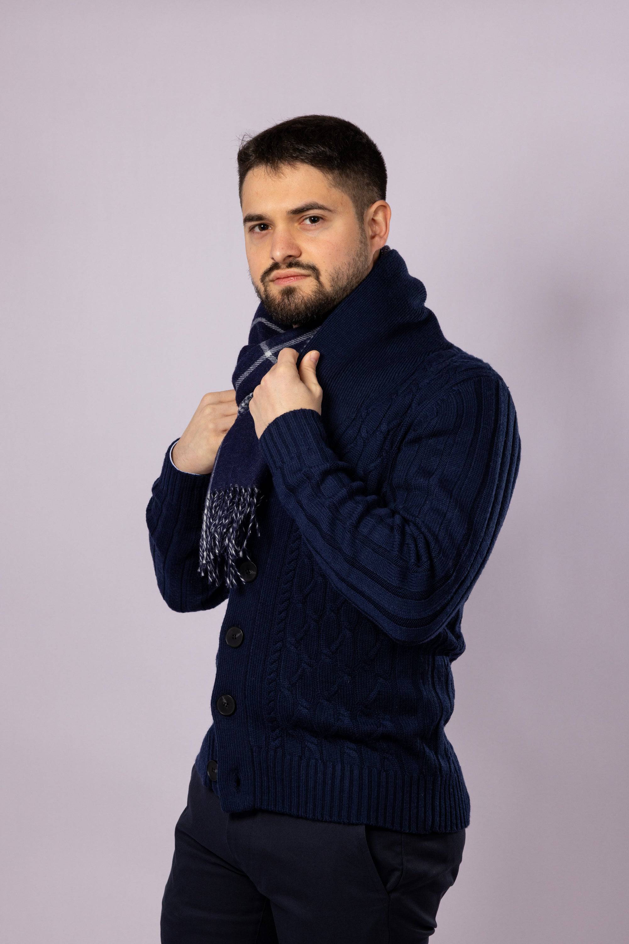 Cable Knit Cardigan - Atica Man
