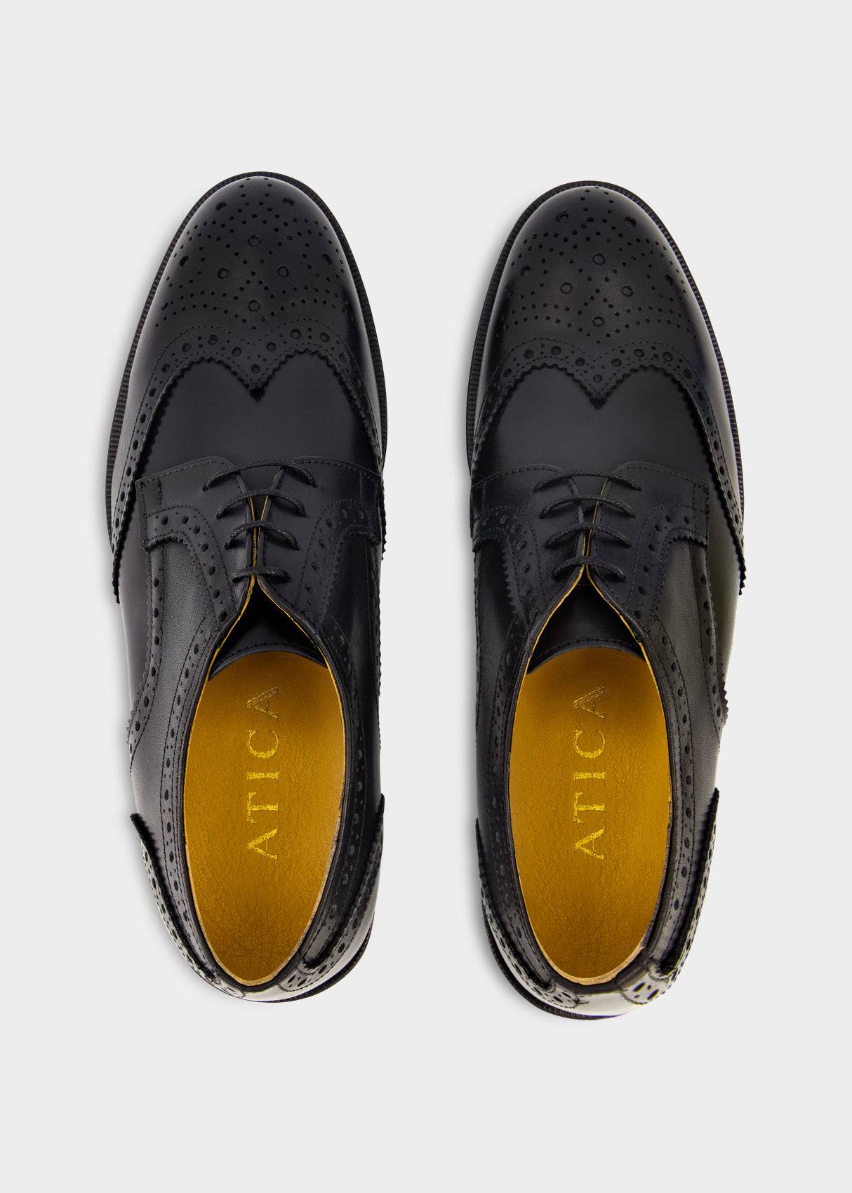 Wingtip Oxford Black - Atica Man