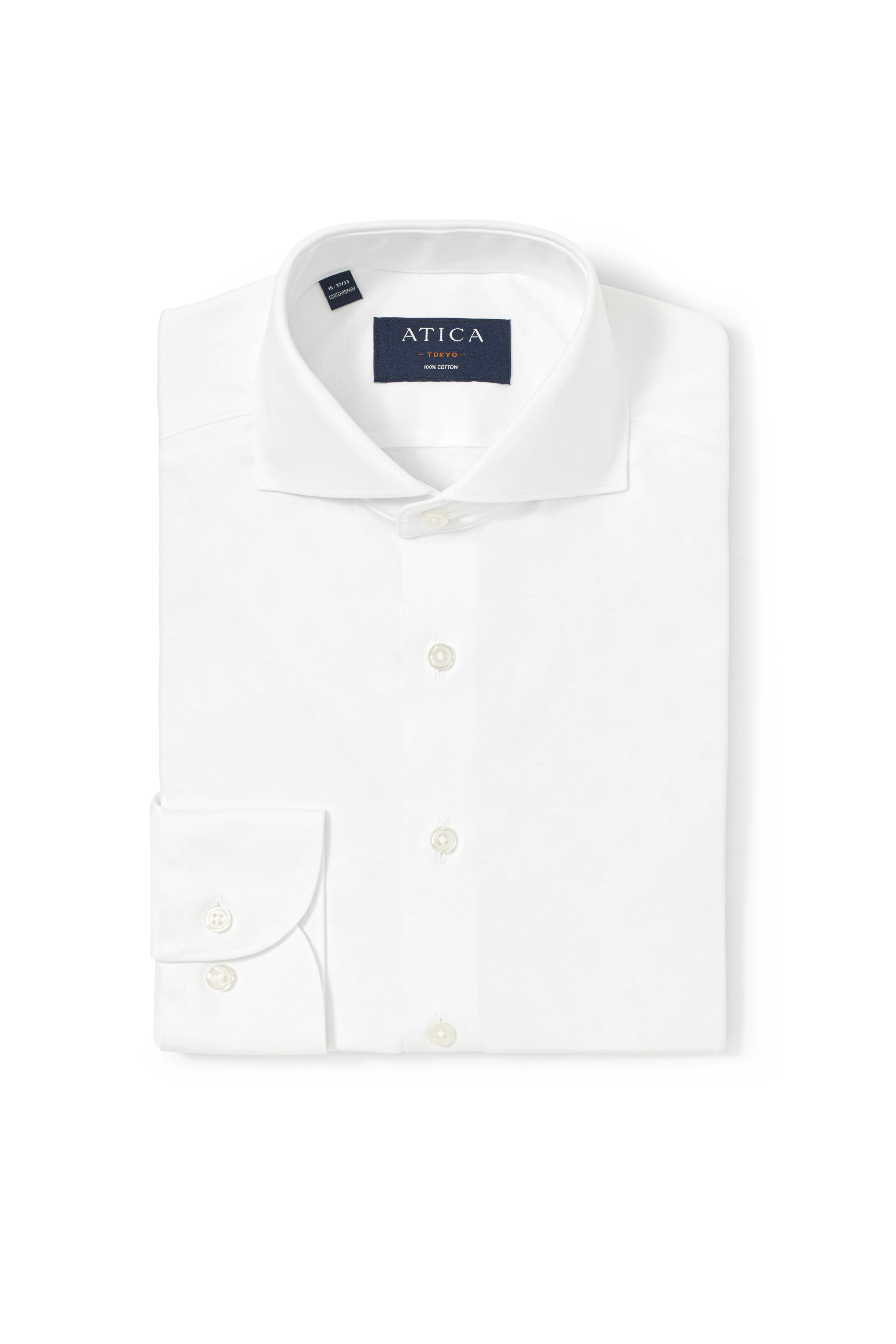 White Tokyo Long Sleeve Knit Shirt - Atica Man