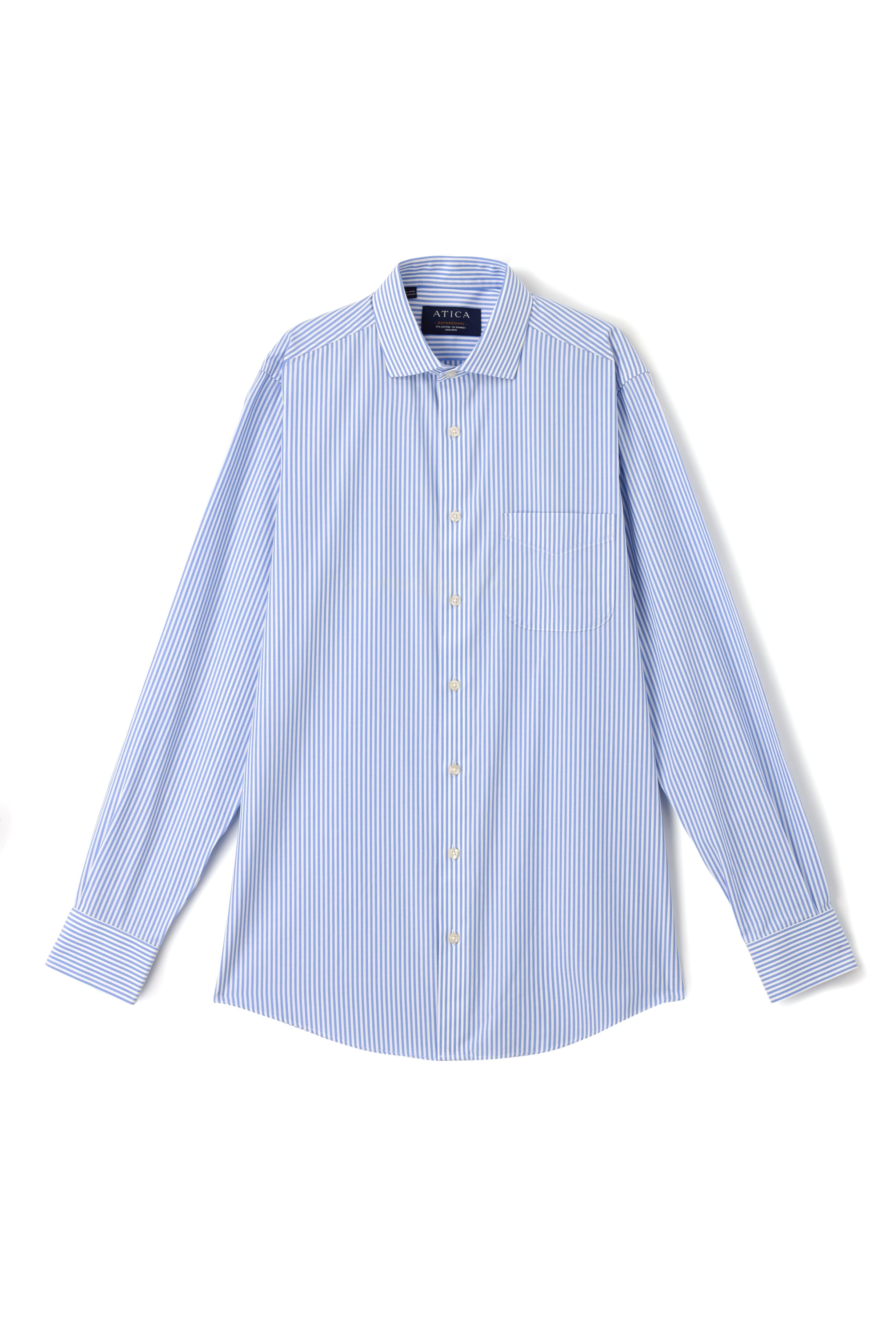 Oxfordshire Blue Stripe Shirt - Atica Man