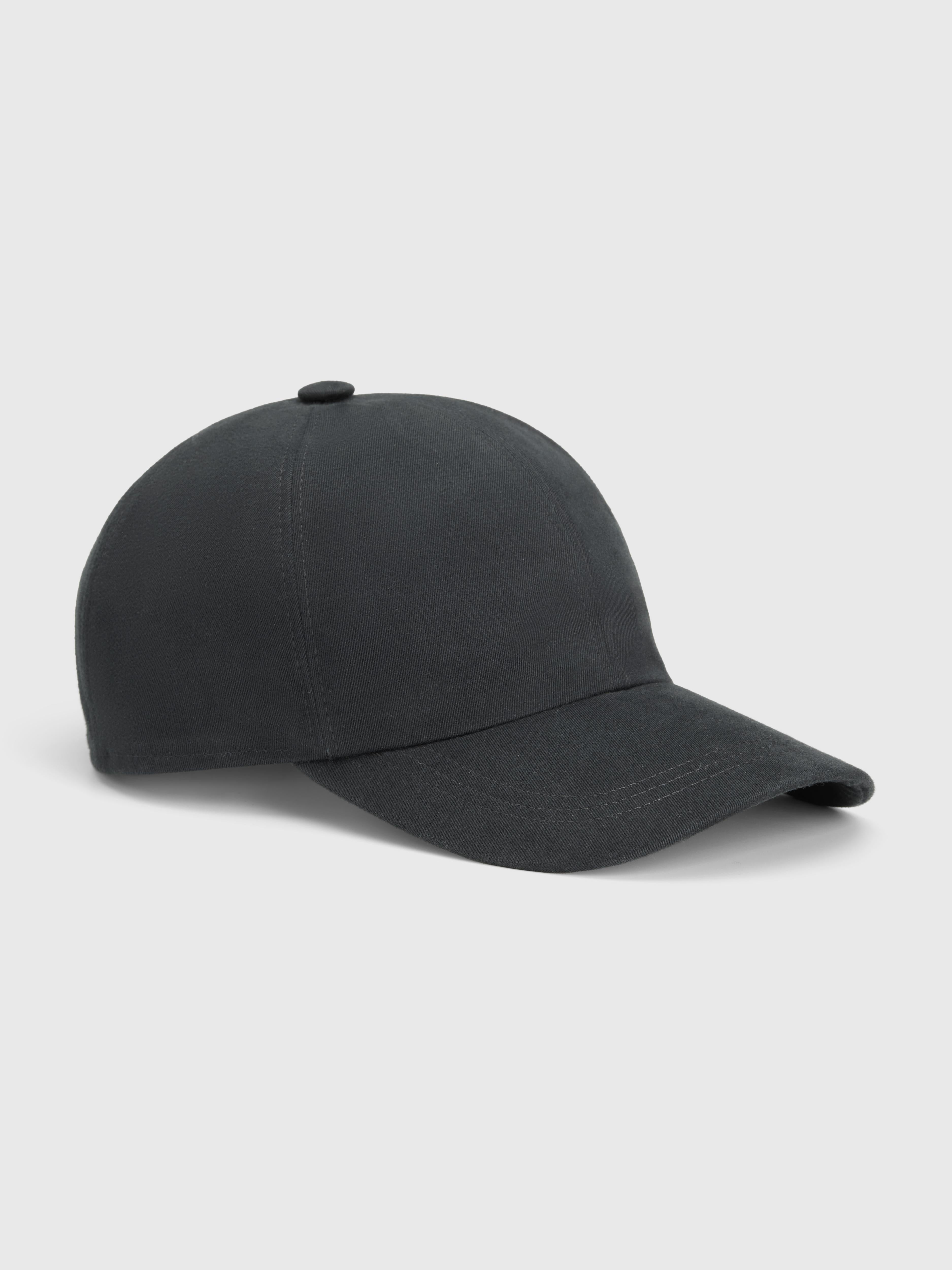 Black Drill Baseball Cap - Atica Man