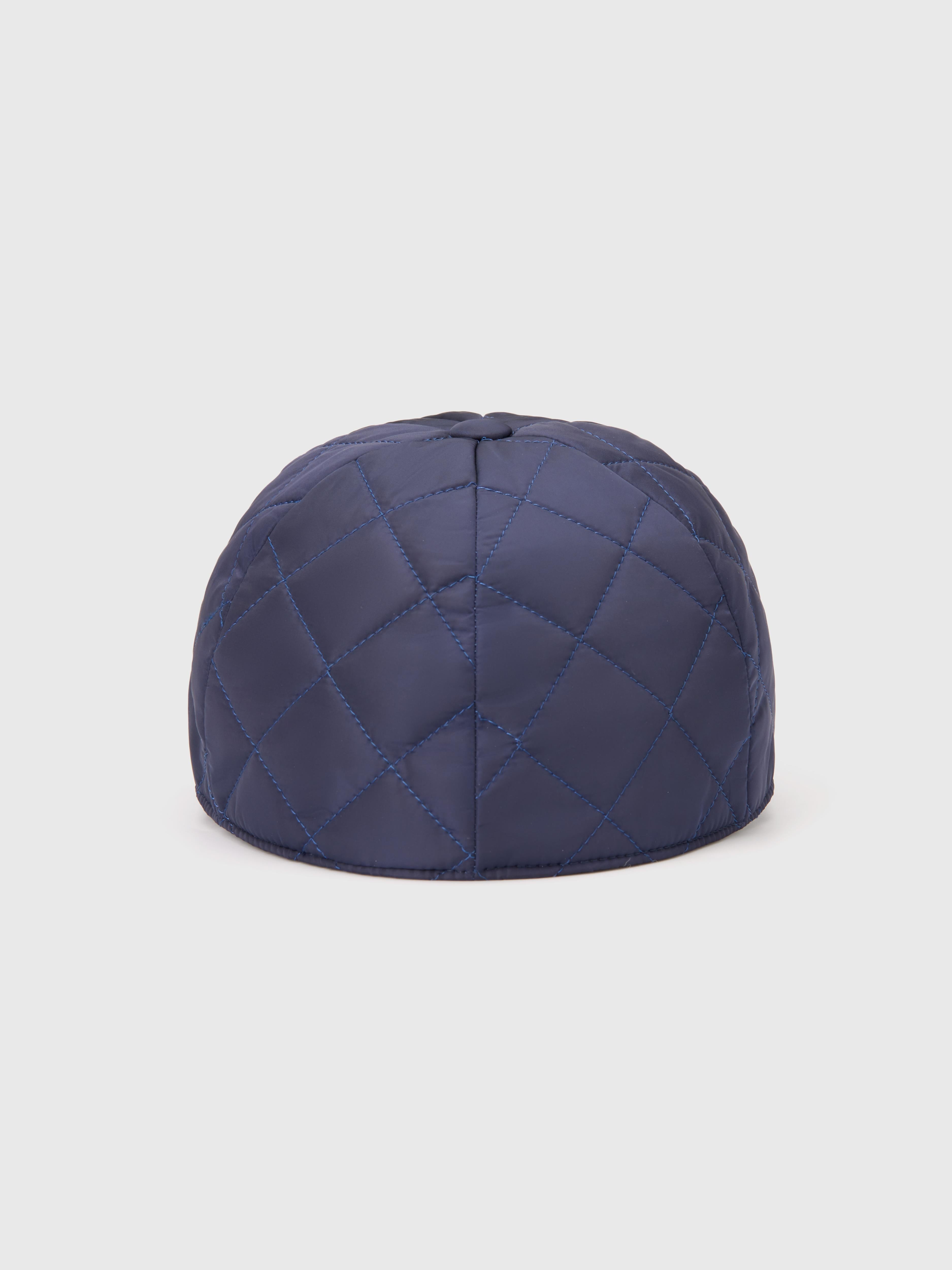 Navy Quilted Loft Cap - Atica Man