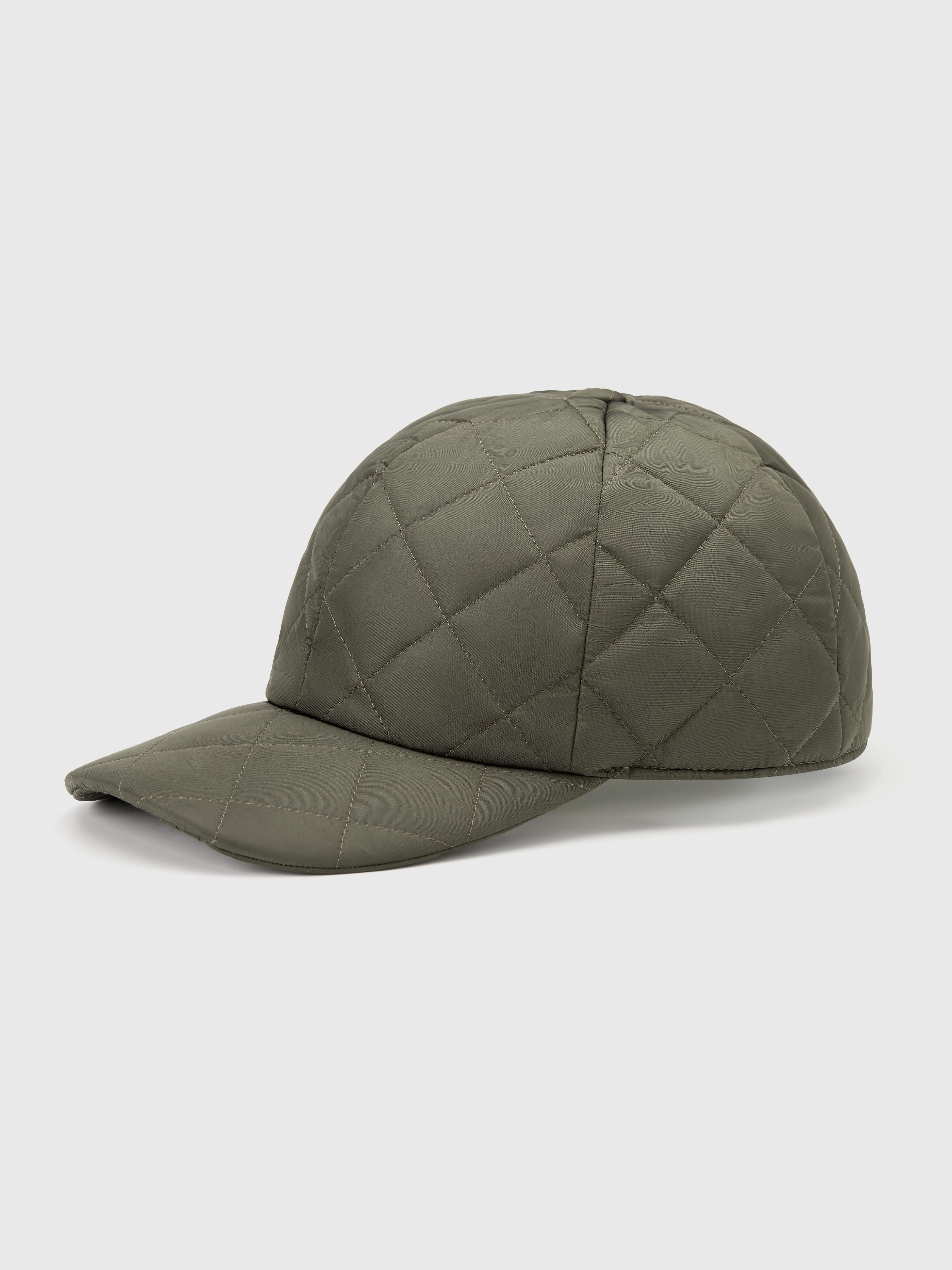Green Quilted Loft Cap - Atica Man
