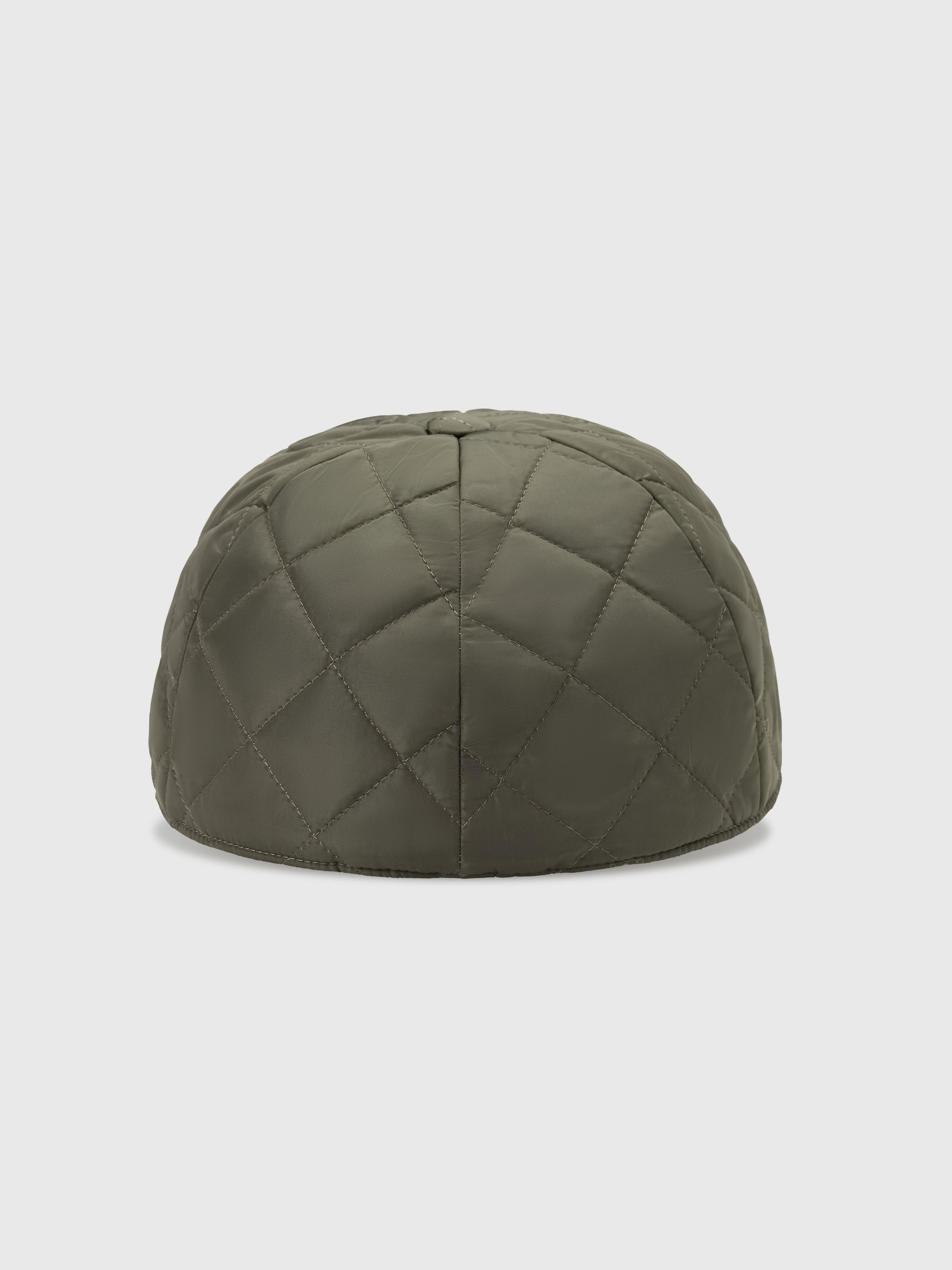 Green Quilted Loft Cap - Atica Man