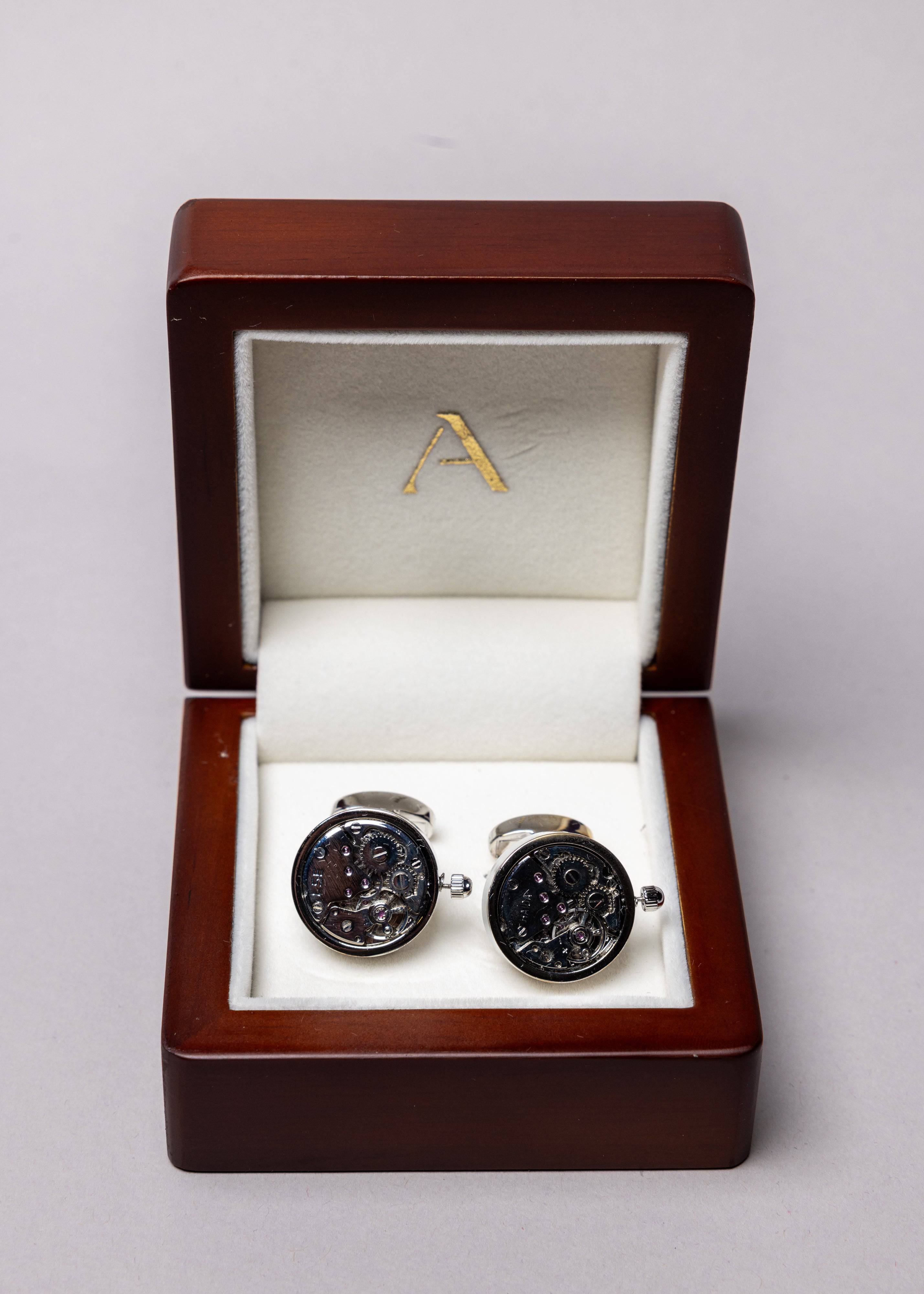 Mechanical Watch Cufflinks - Atica Man