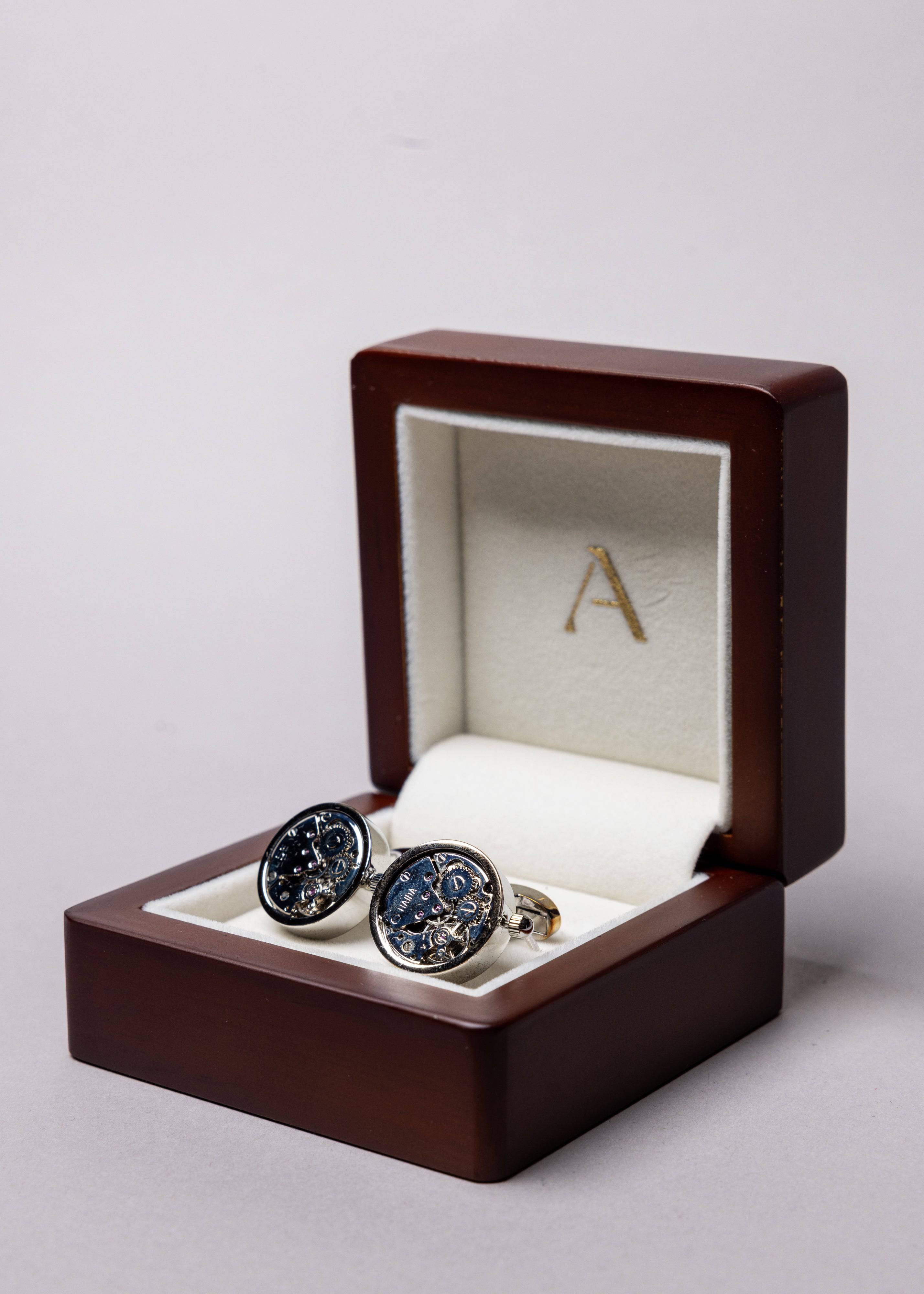 Mechanical Watch Cufflinks - Atica Man