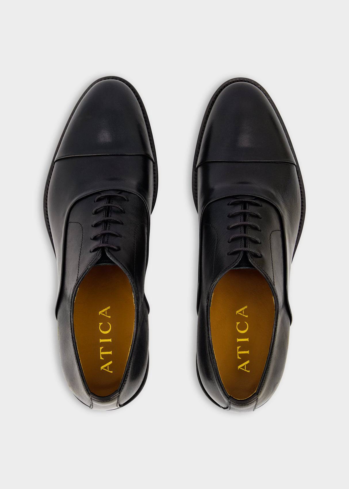 Harrison Oxford Shoe Black - Atica Man