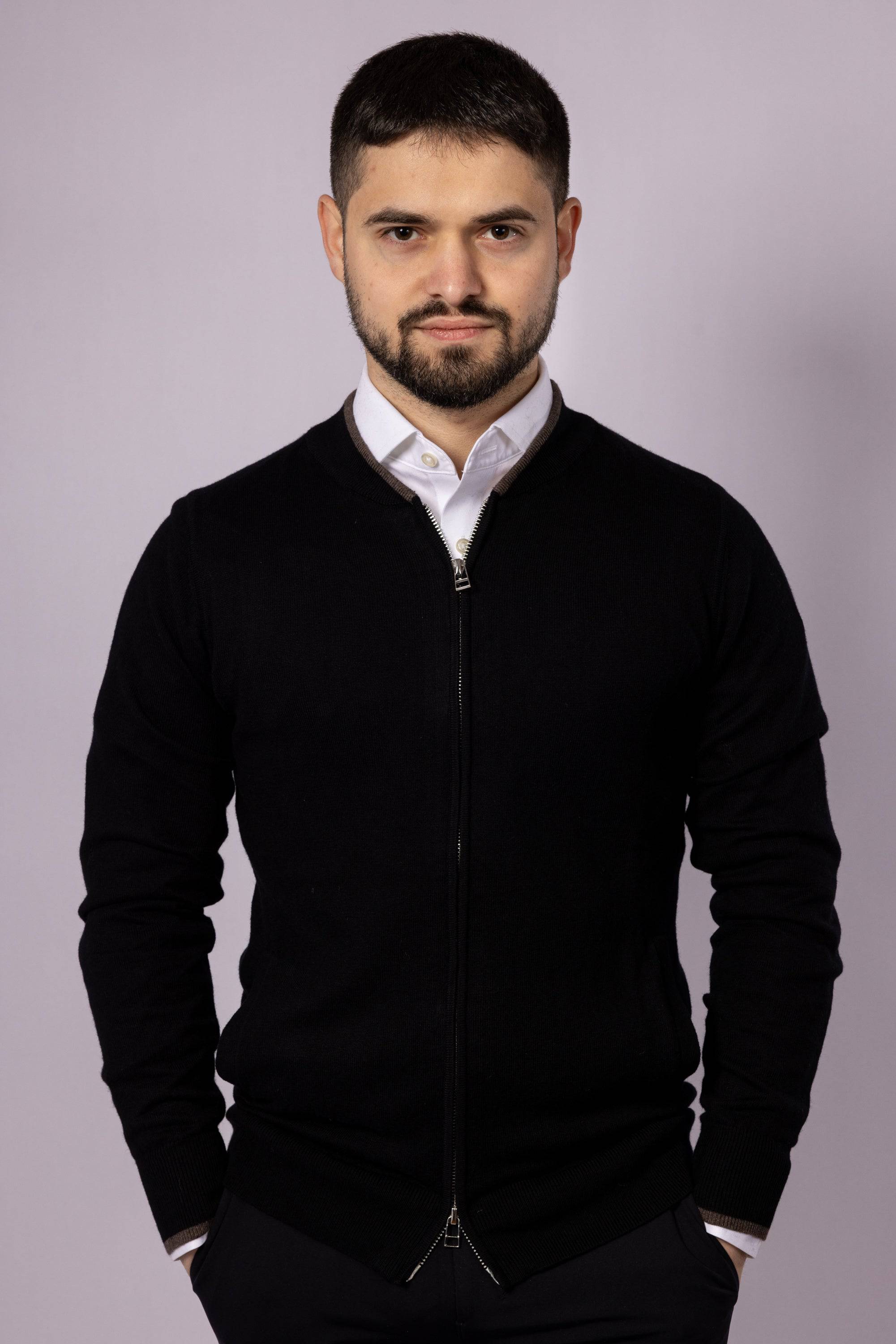 Ottoman Full Zip Cardigan - Atica Man