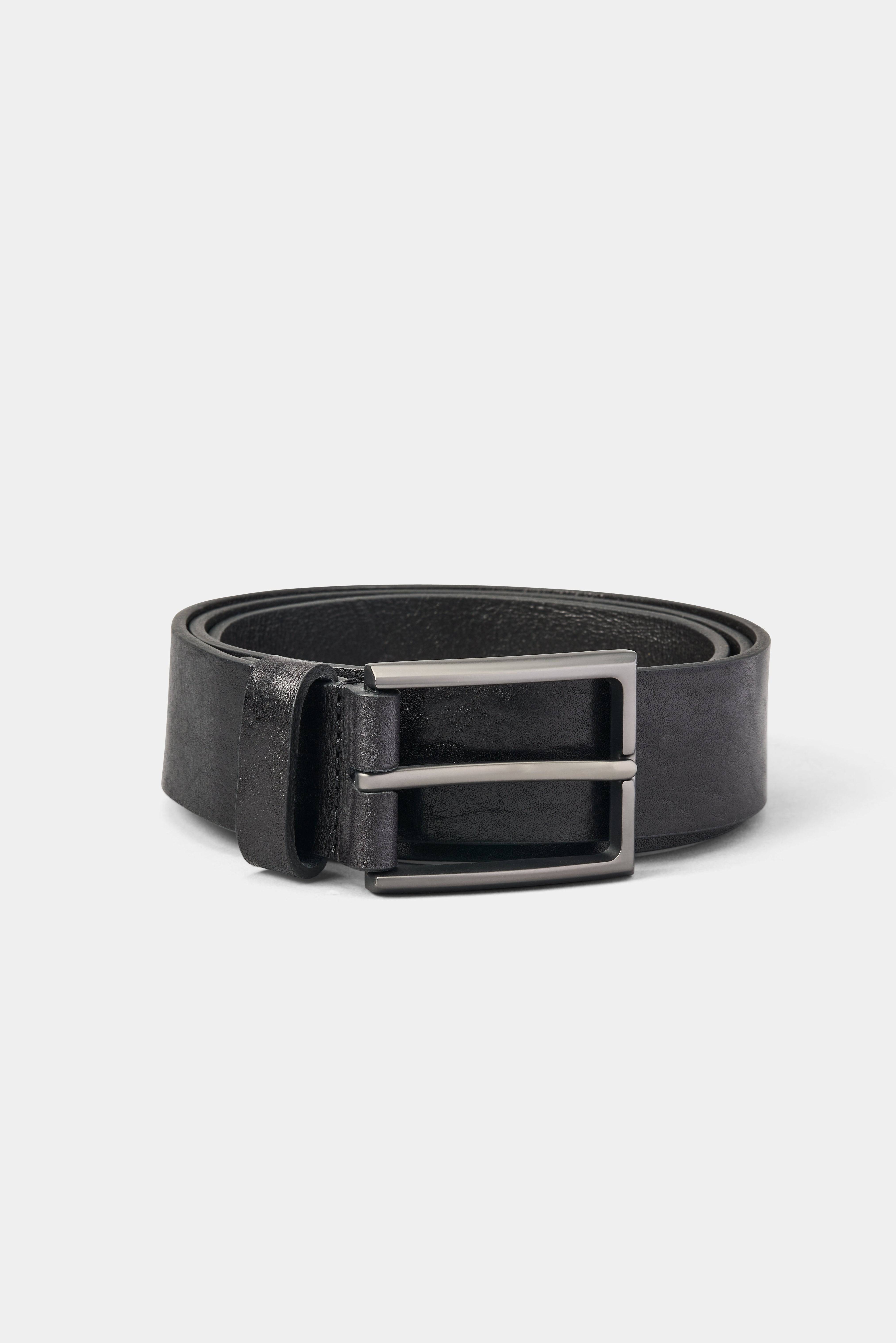 Gray Vachetta Leather Belt - Atica Man