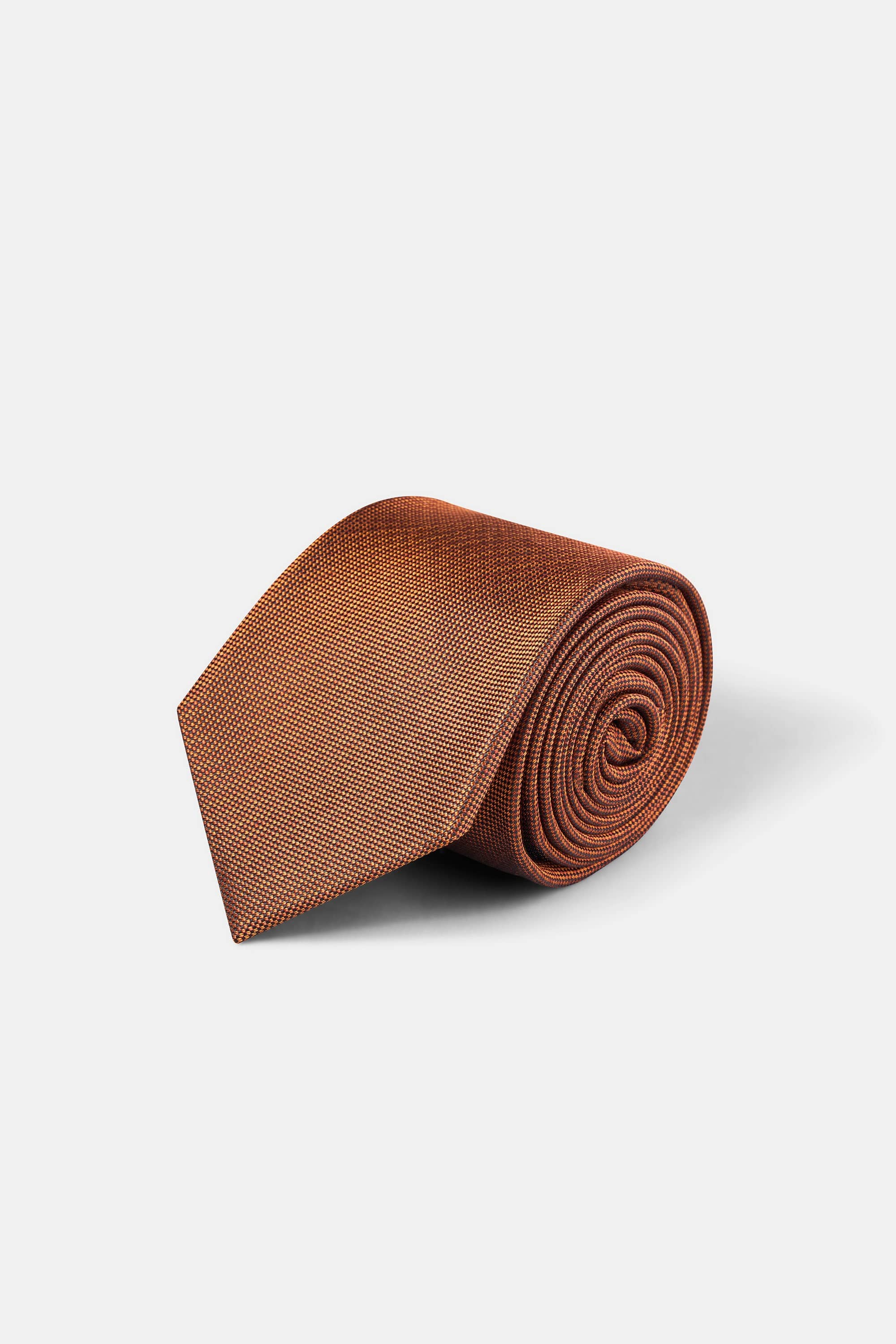 Woven Tie | 100% Silk | Solid Pattern.