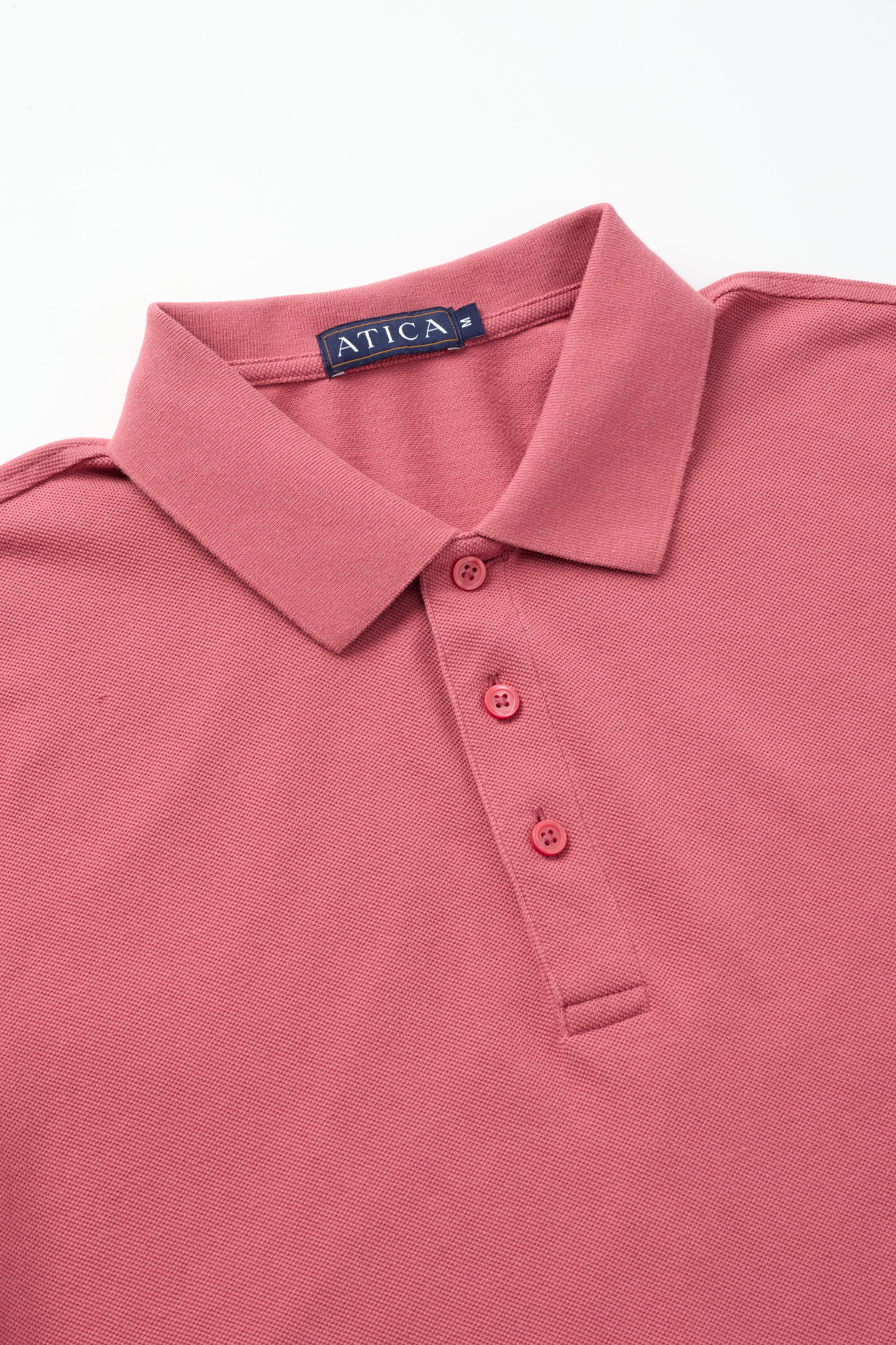 Performance Polo Coral Shirt - Atica Man