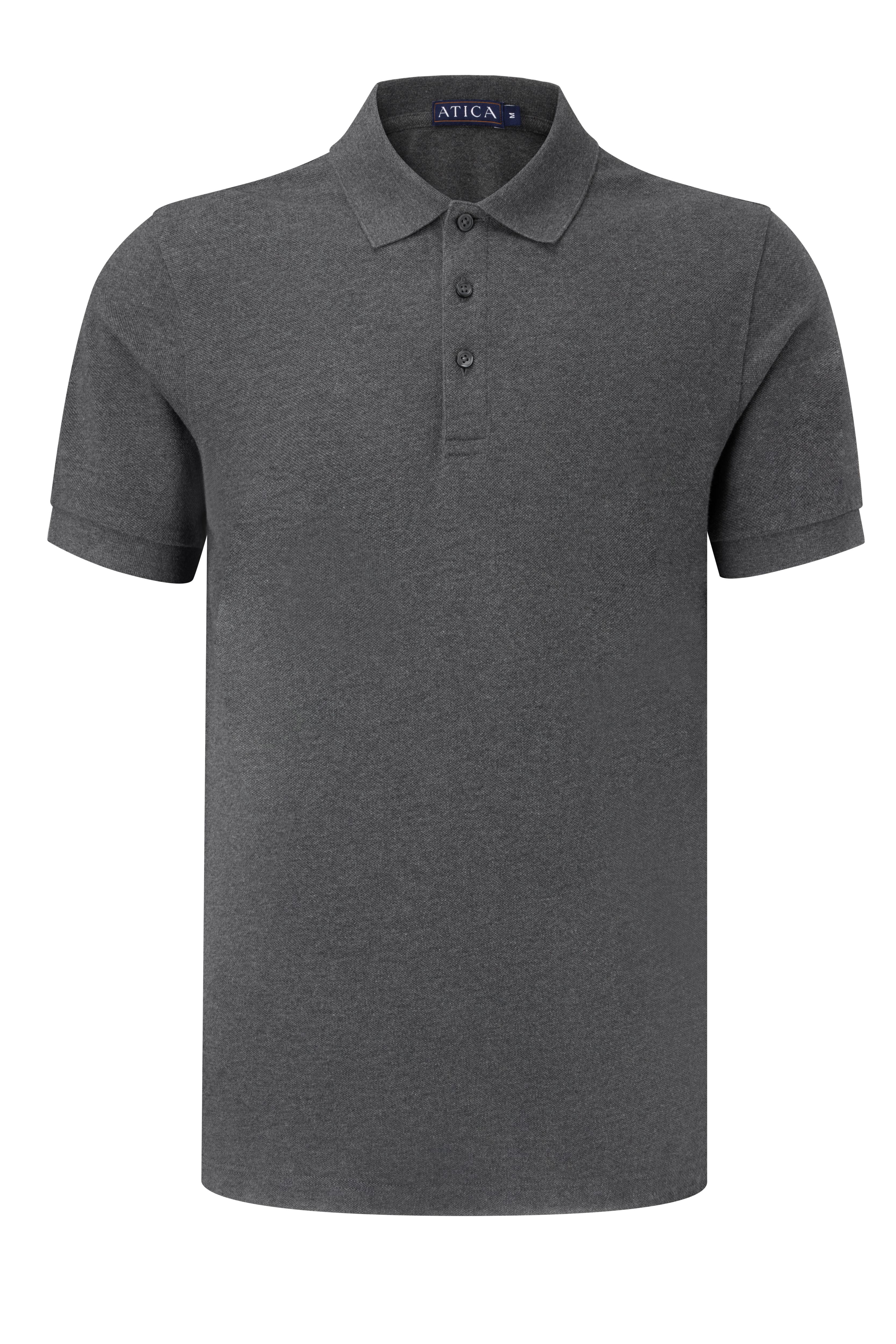 Performance Polo Dark Grey Shirt - Atica Man
