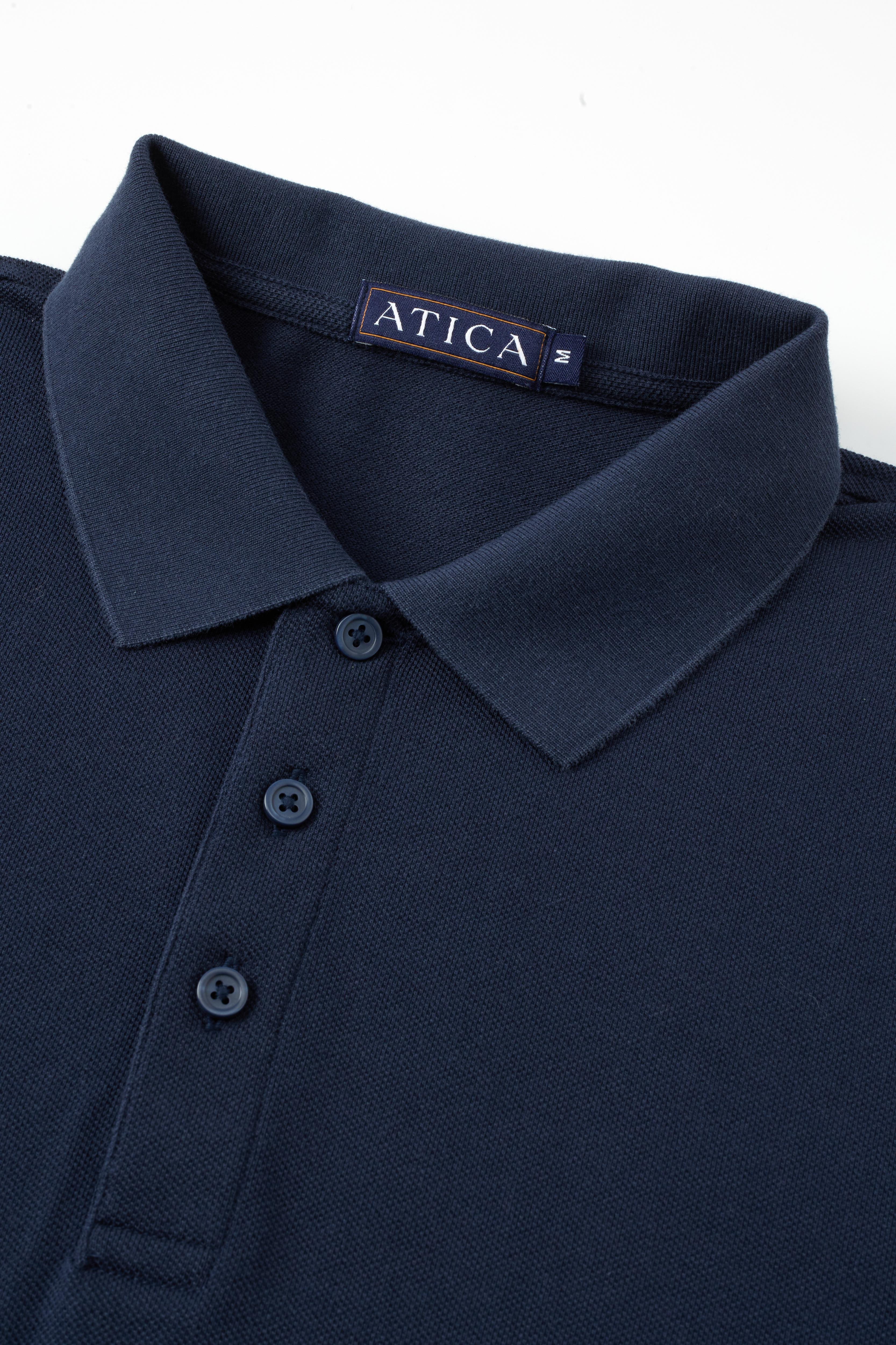 Performance Polo Dark Navy Shirt - Atica Man
