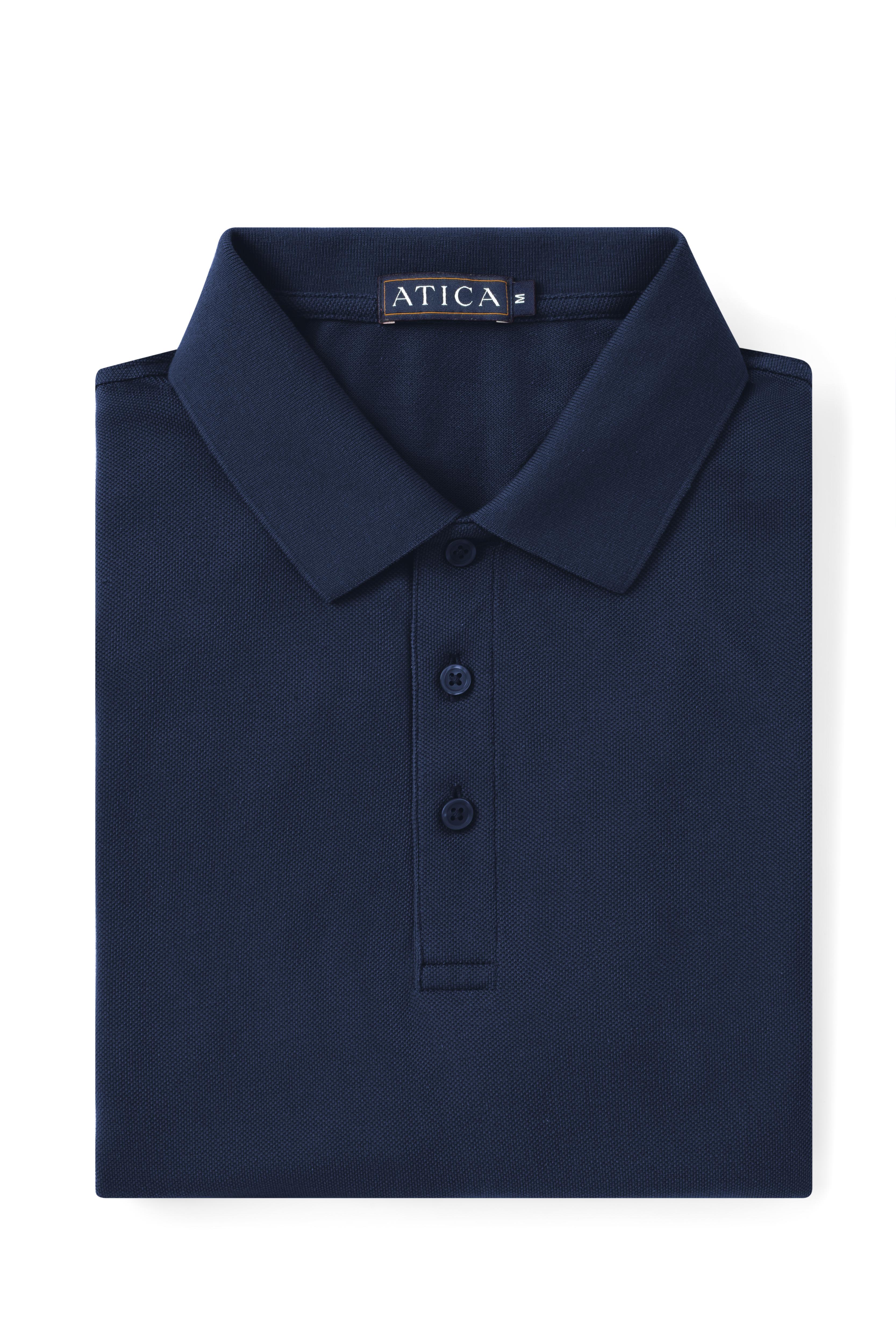 Performance Polo Dark Navy Shirt - Atica Man