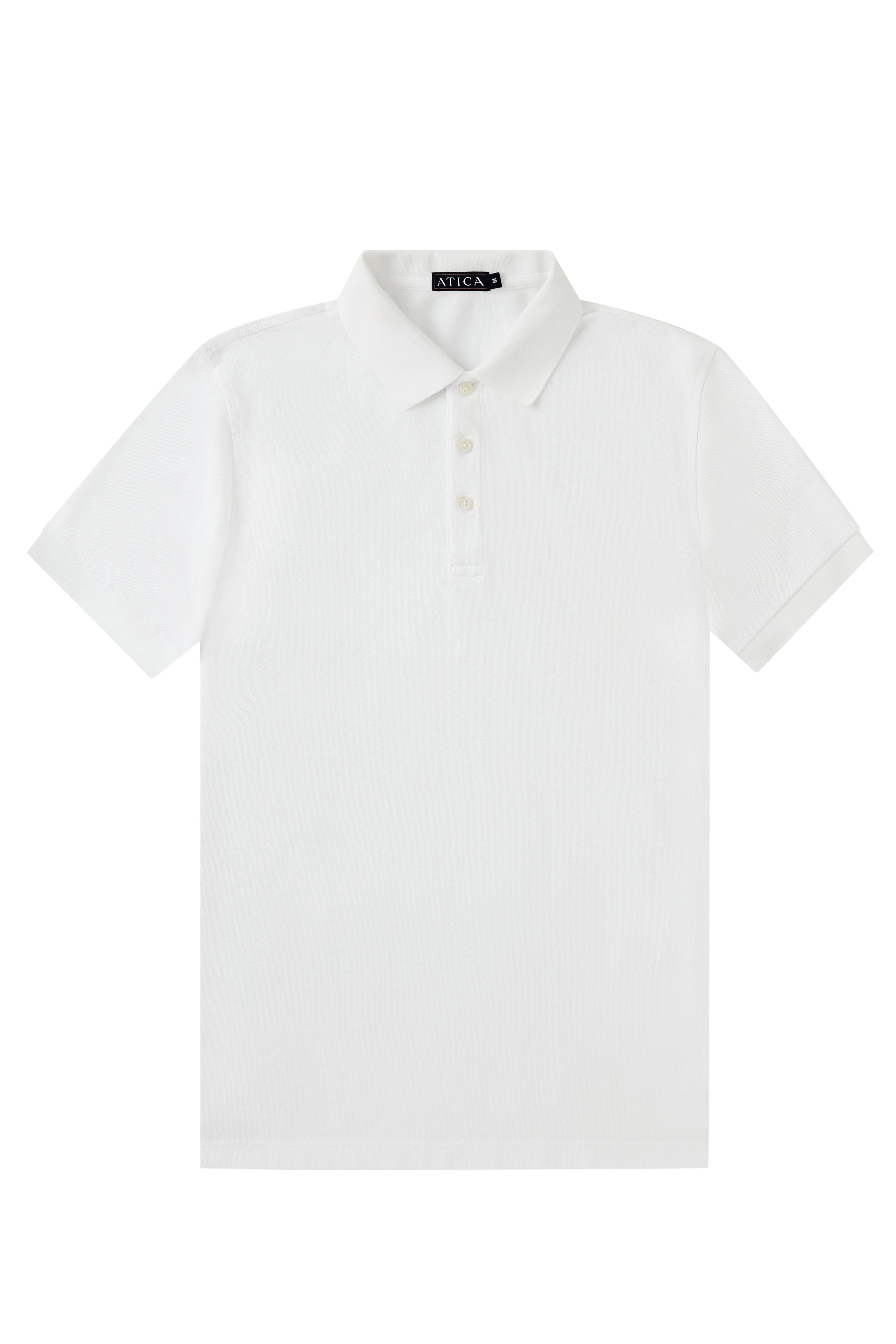 Performance Polo White Shirt - Atica Man